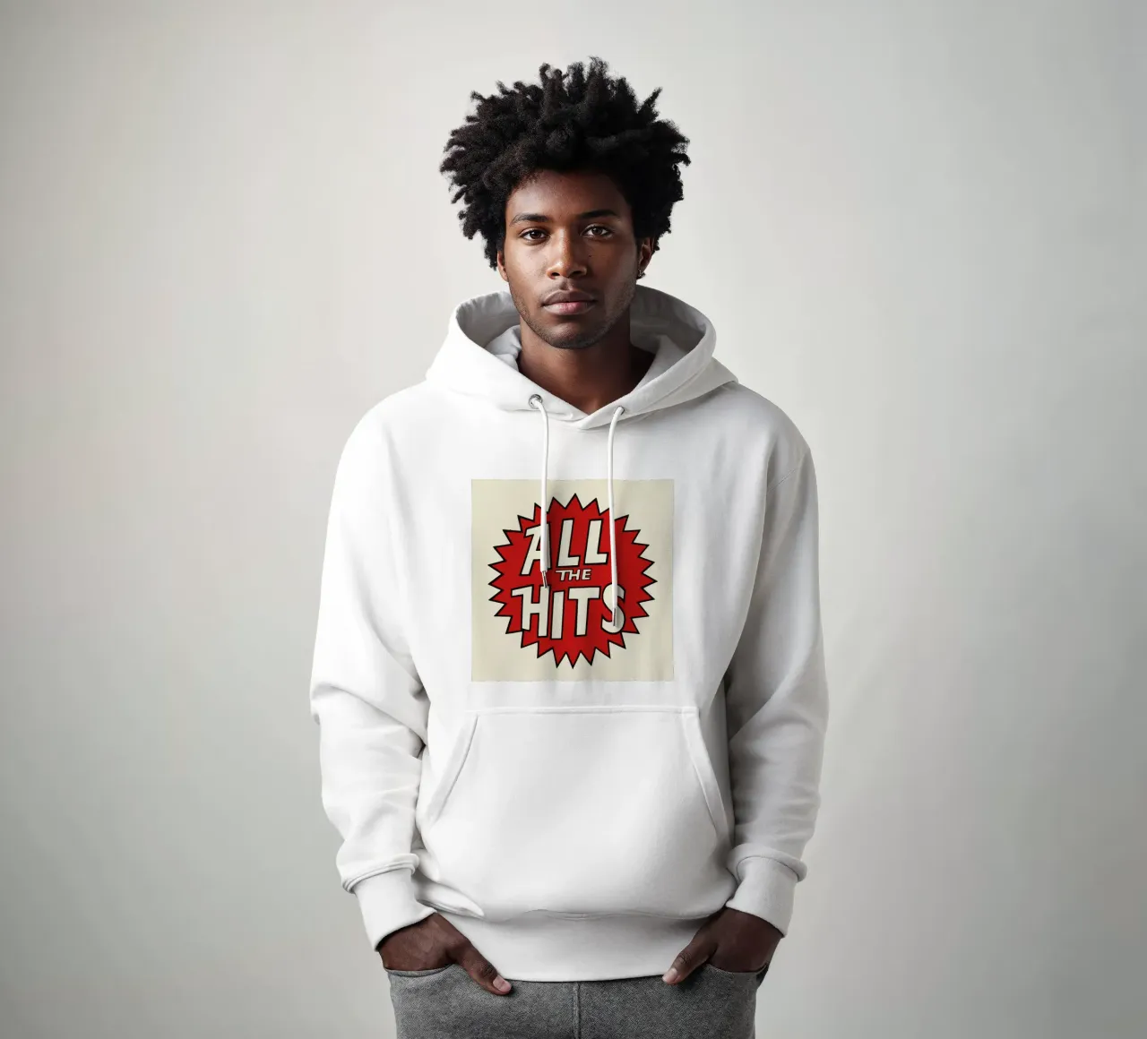 All the Hits felpa con cappuccio da Hemingway Design