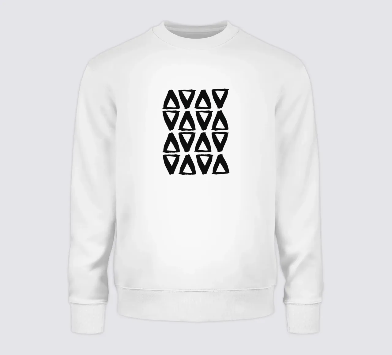 Bianco e nero astratto II felpa da Orara Studio