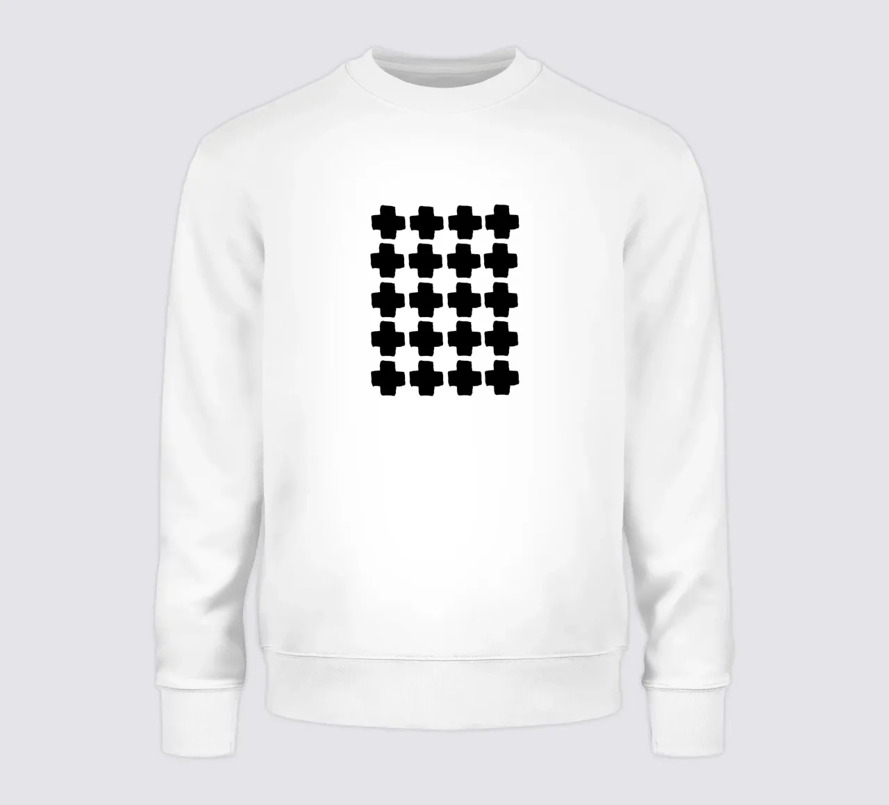 Black and White Abstract III sweatshirt by Orara Studio