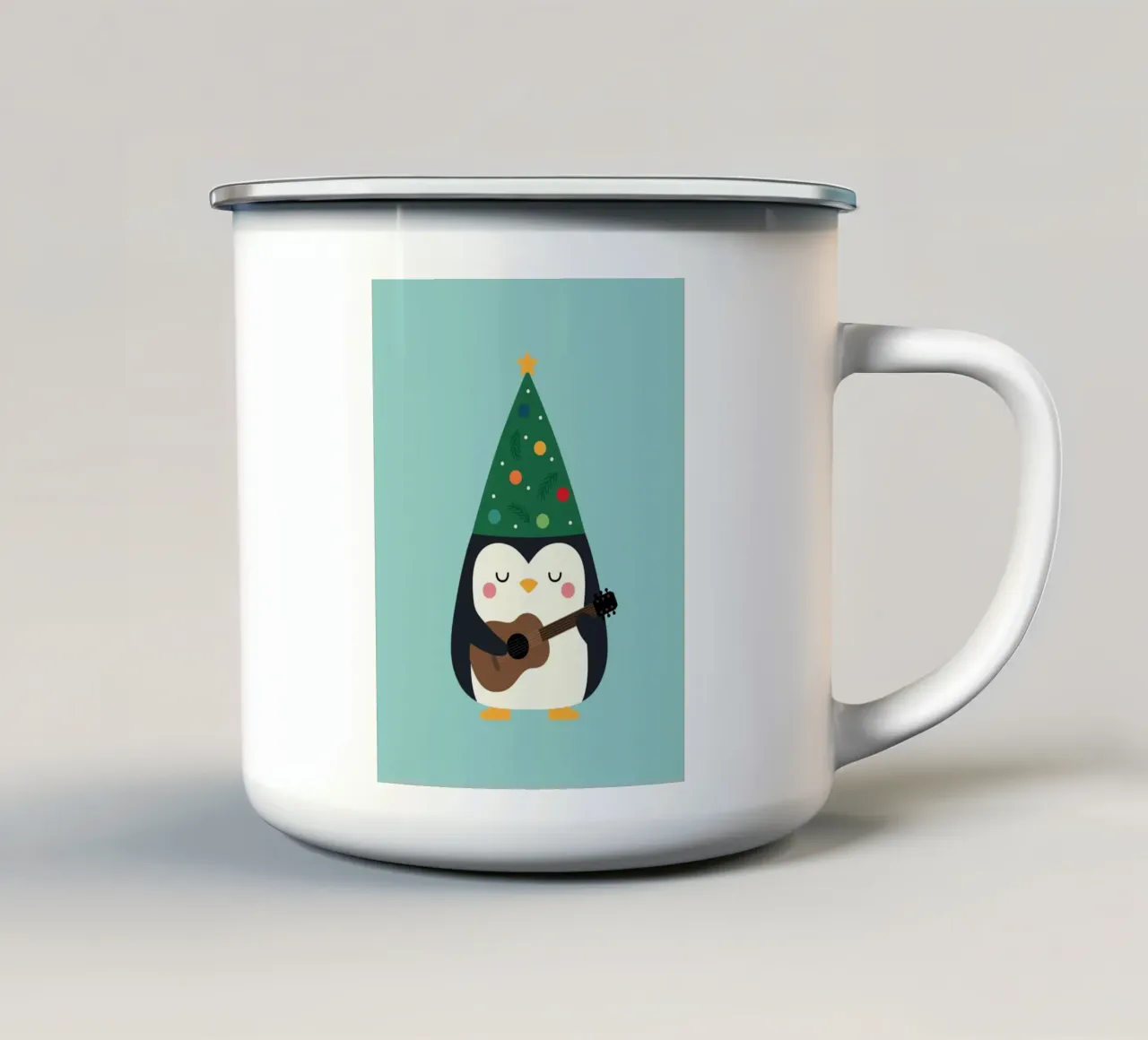 Fa La La La tazza in smalto da Andy Westface