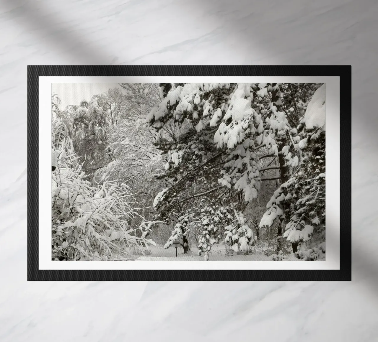 Winter forest doormat by SunflowerDE