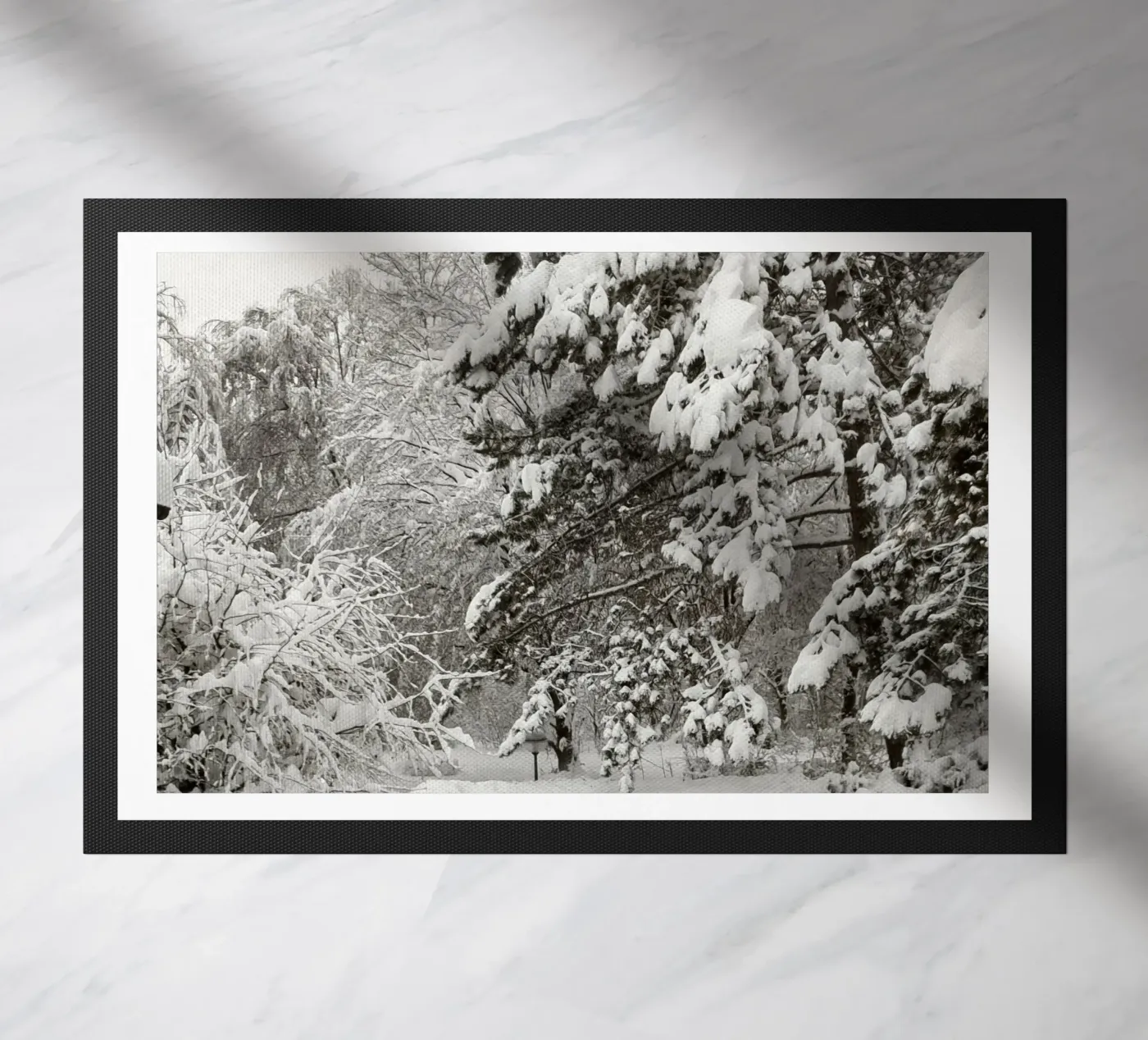 Winter forest doormat by SunflowerDE