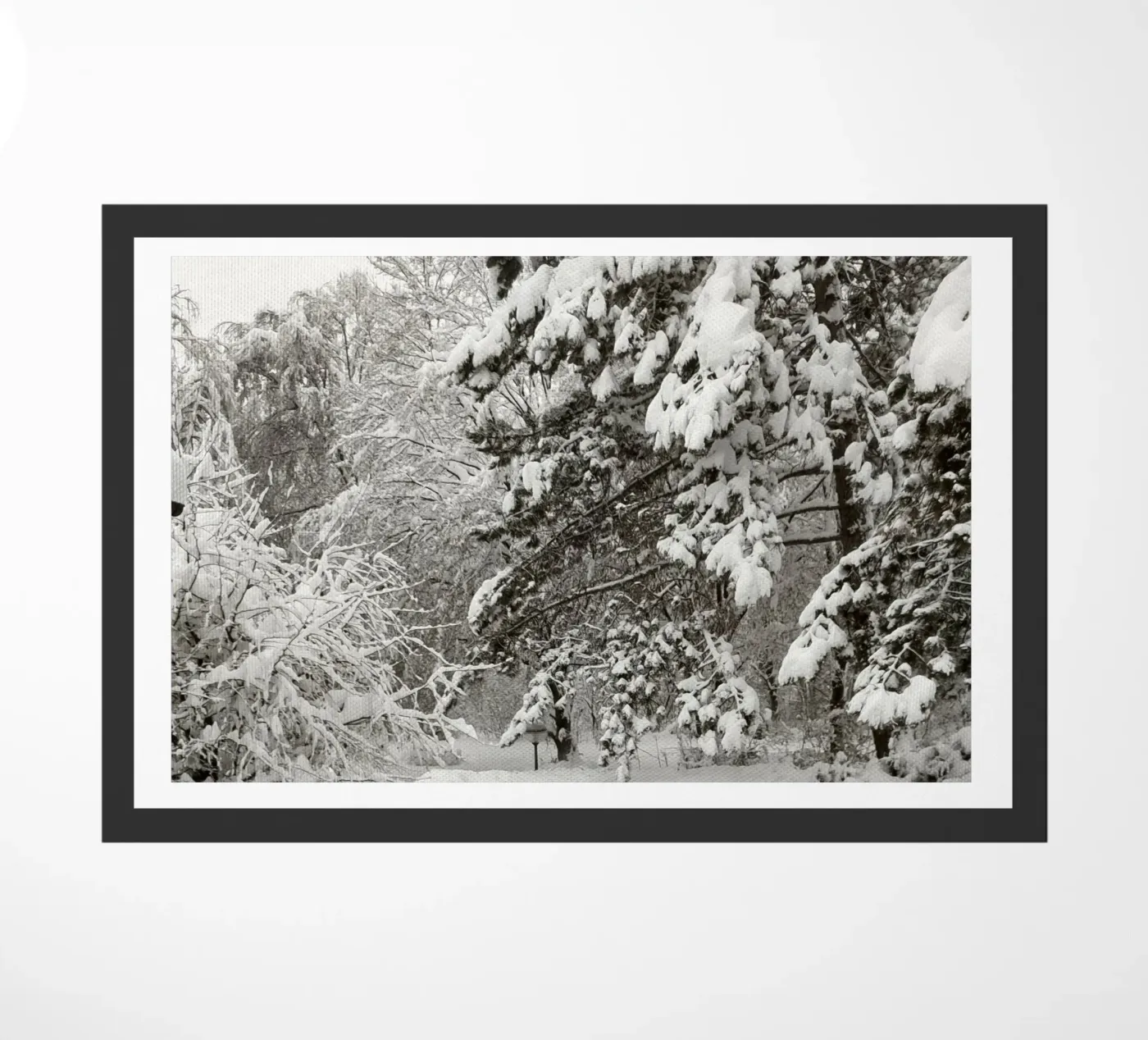 Winter forest doormat by SunflowerDE
