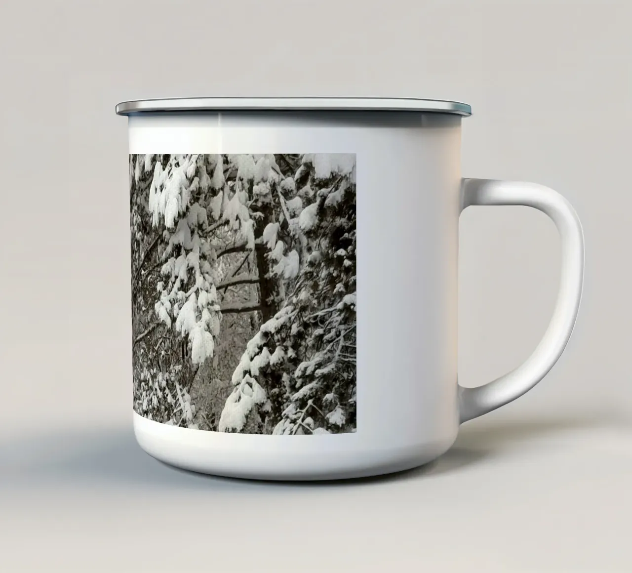 Foresta invernale tazza in smalto da SunflowerDE