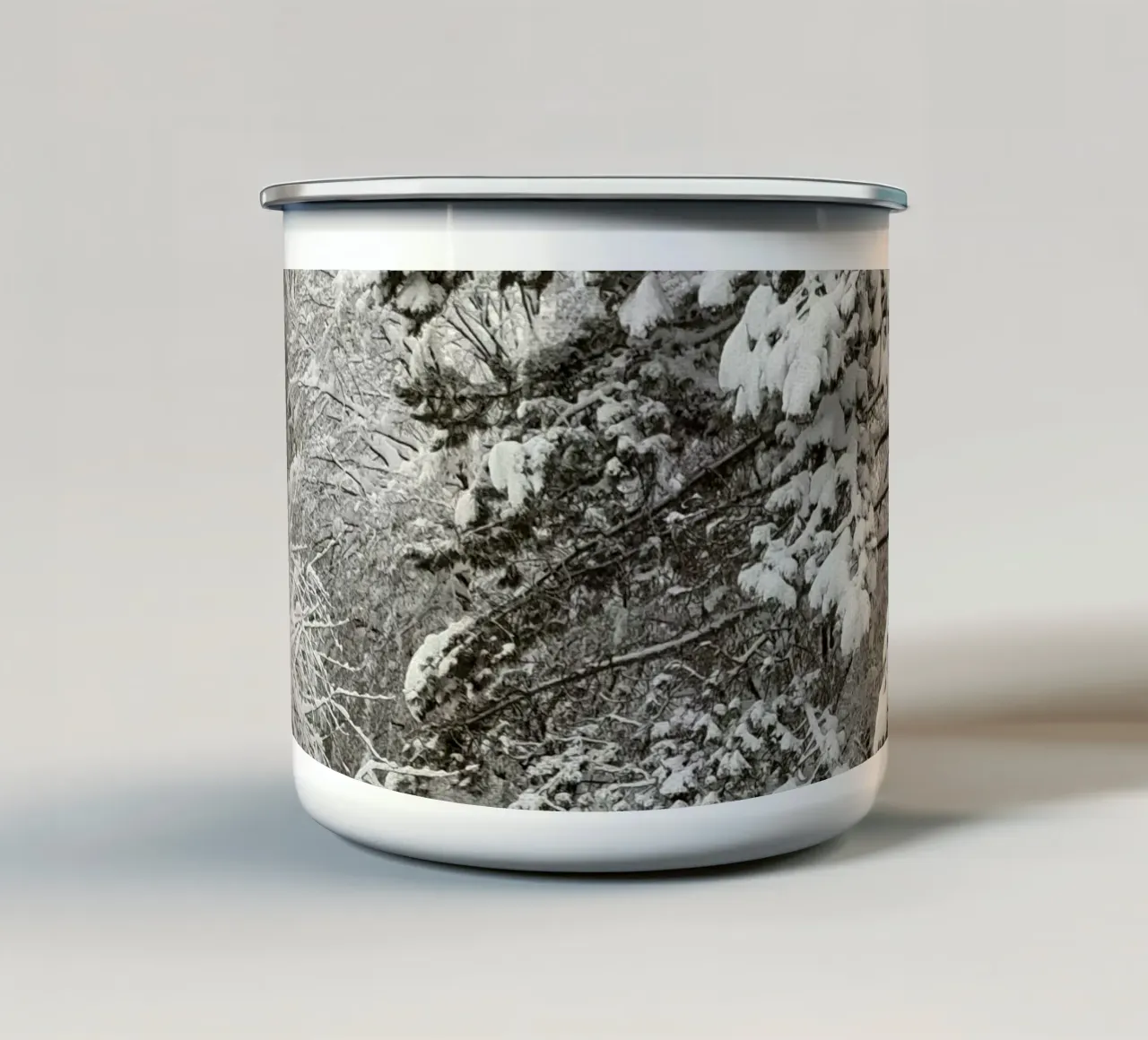 Foresta invernale tazza in smalto da SunflowerDE