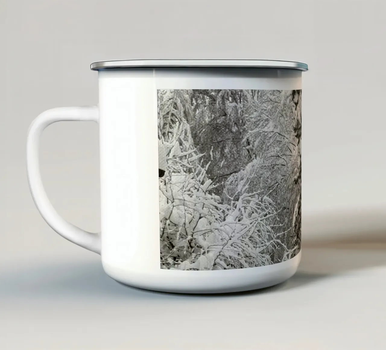 Foresta invernale tazza in smalto da SunflowerDE