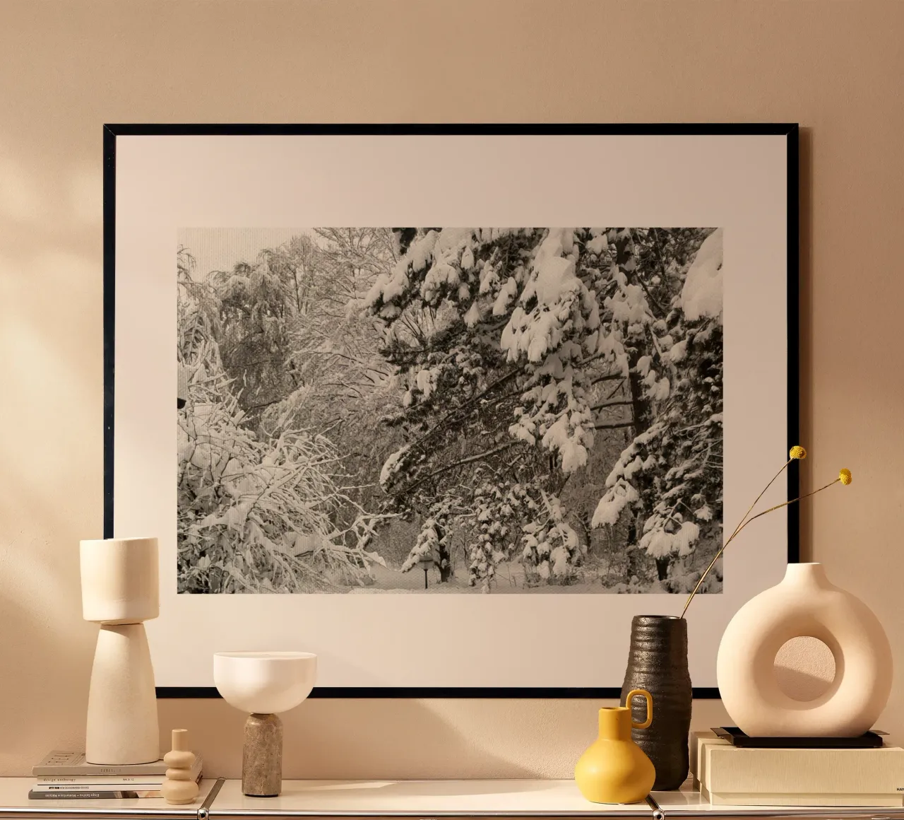 Winter forest poster by SunflowerDE
