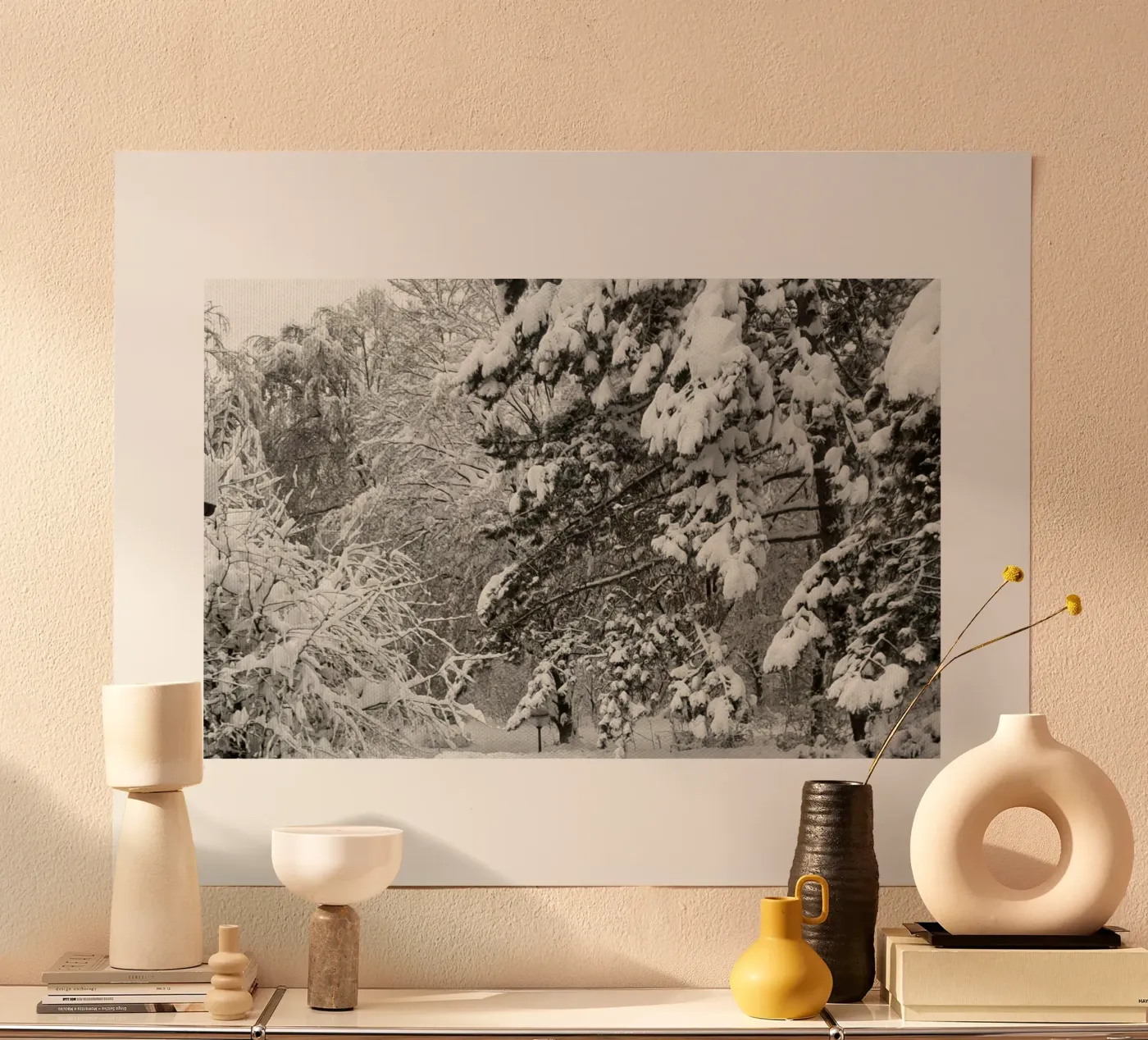 Winter forest poster by SunflowerDE