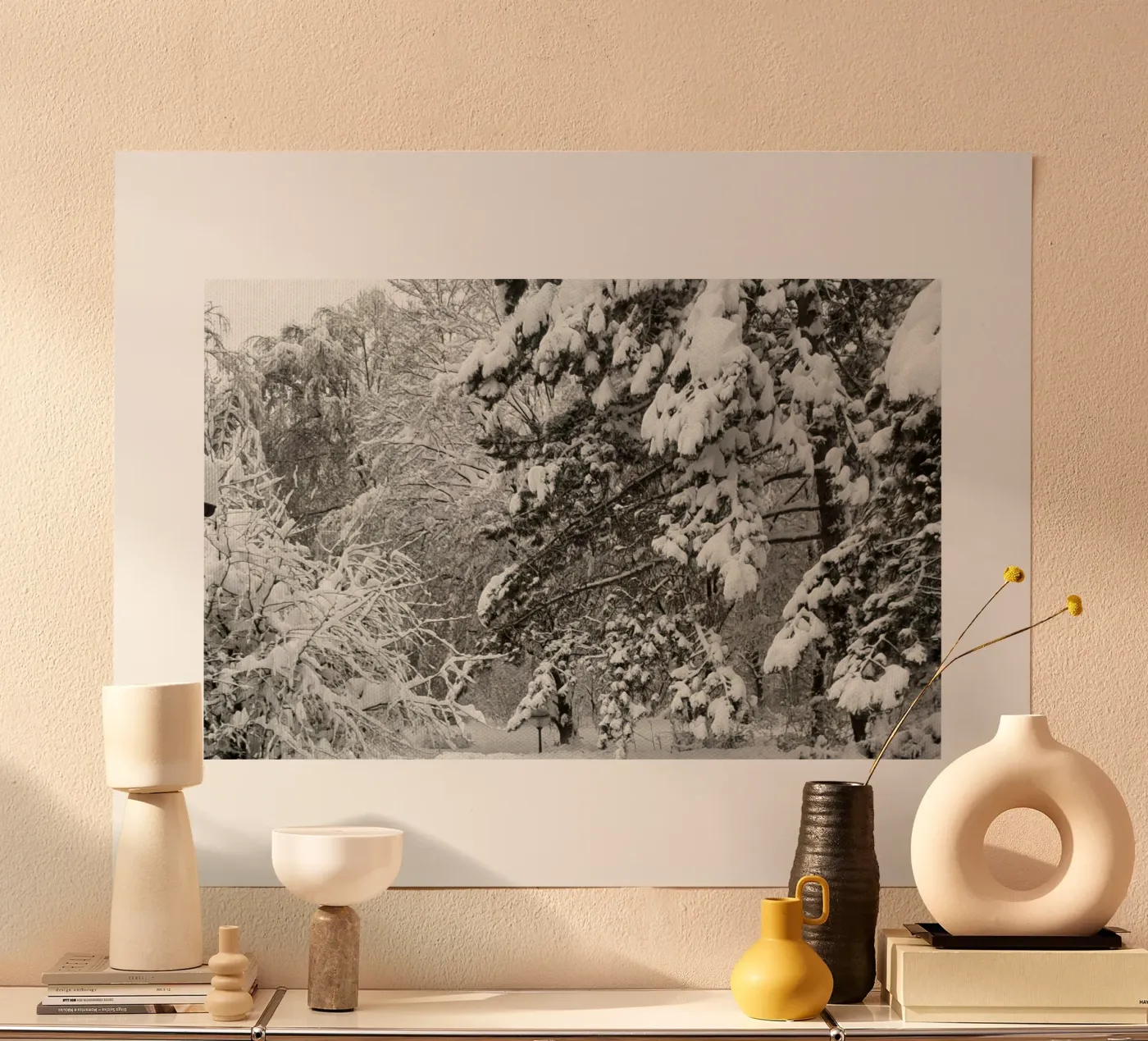 Winter forest poster by SunflowerDE