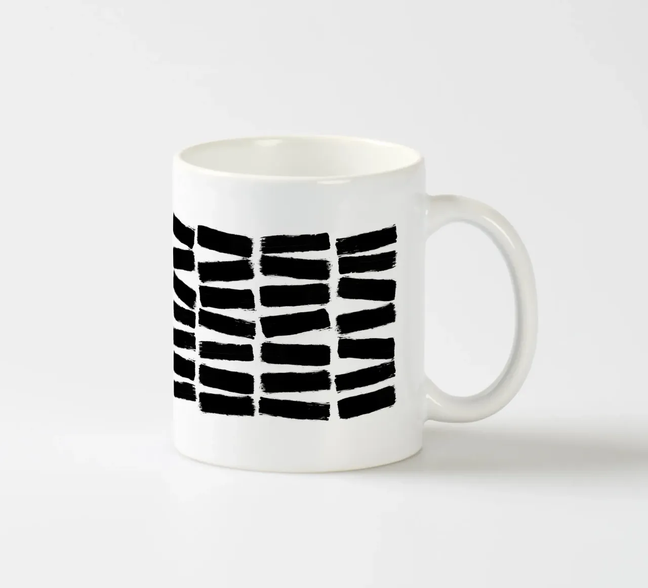 Pennellate nere tazza in ceramica da Orara Studio