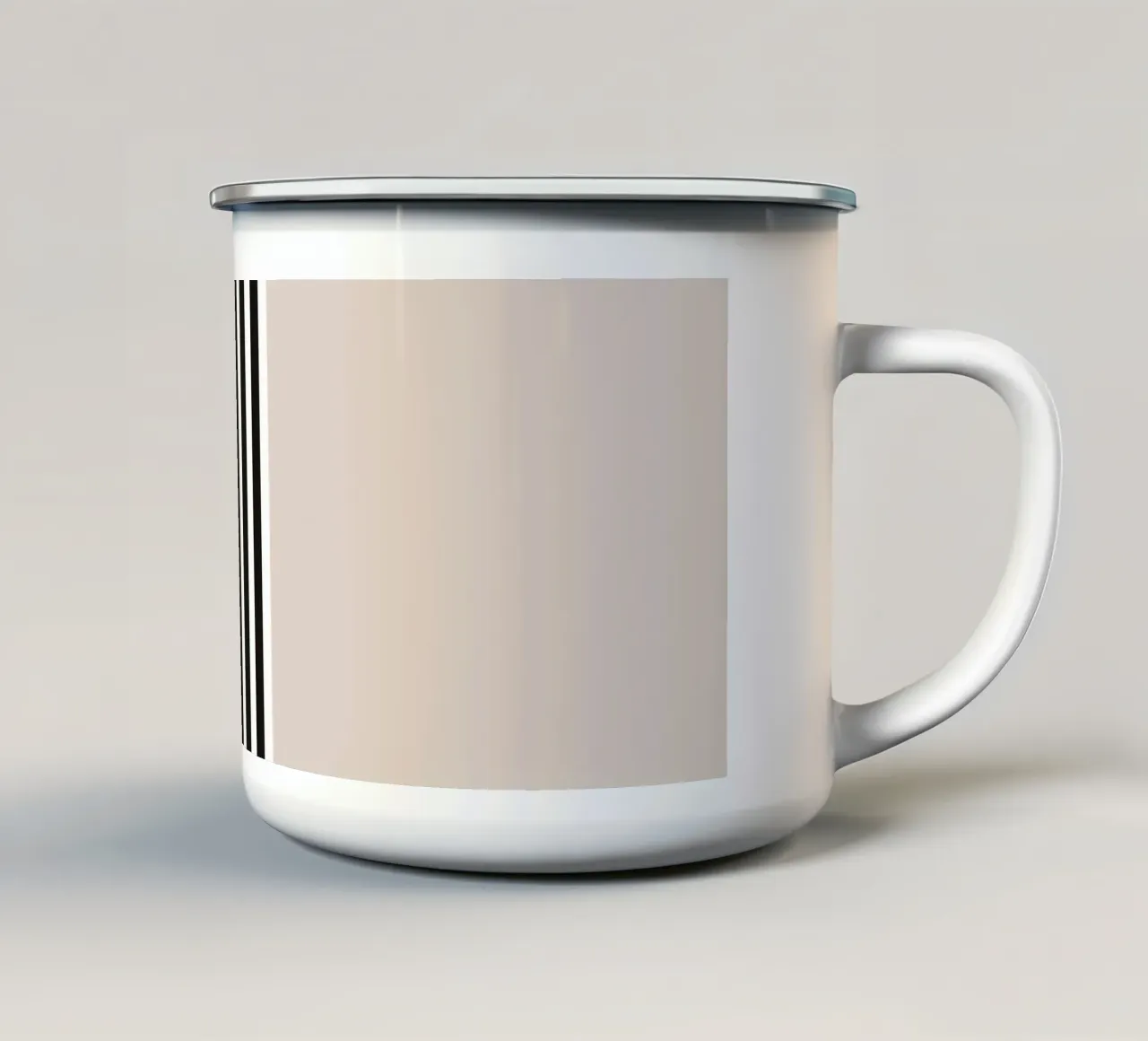 Tile - schwarze Streifen mit beige tazza in smalto da BAINAI HOME