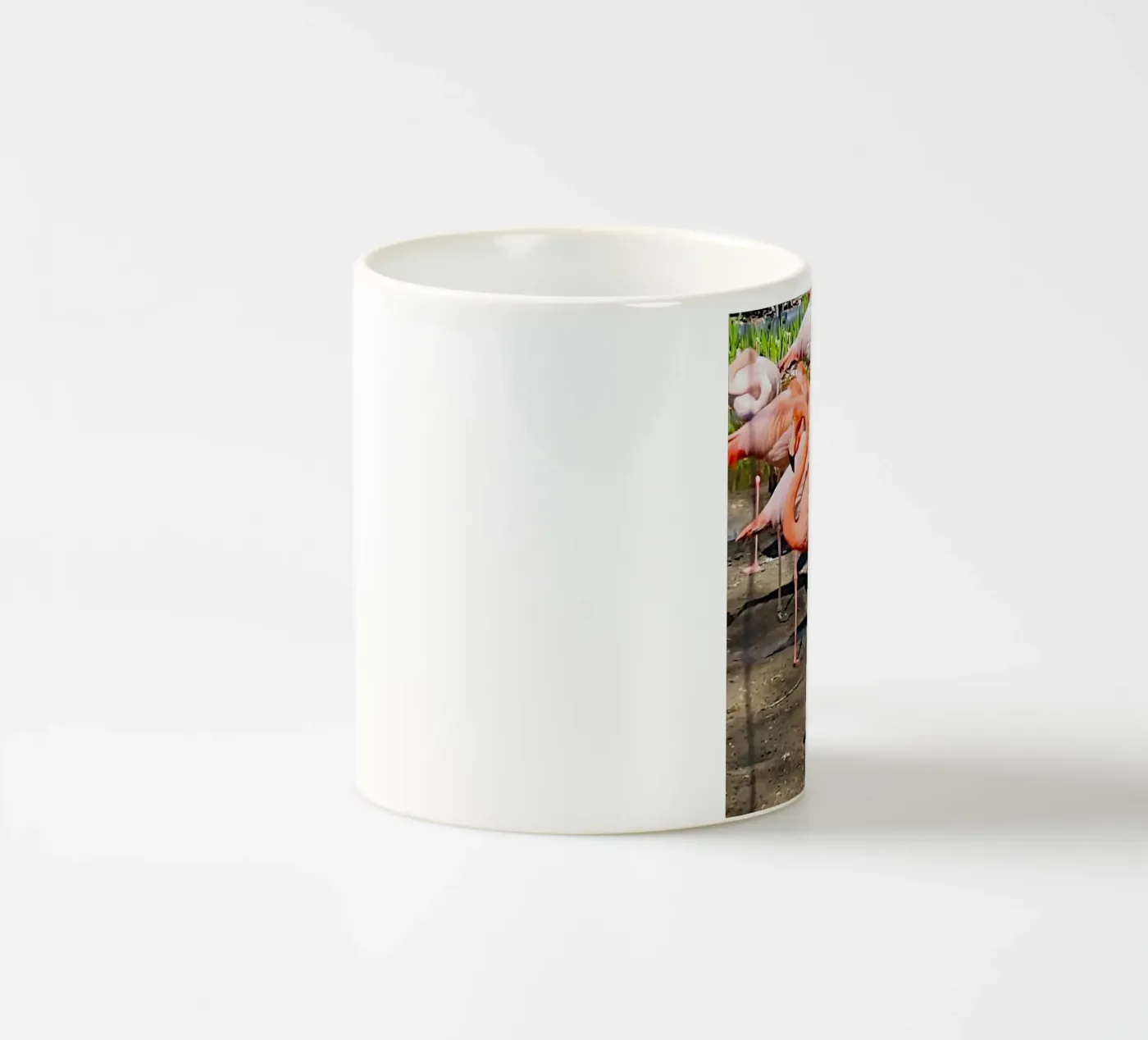 Flamingos ceramic mug by SunflowerDE