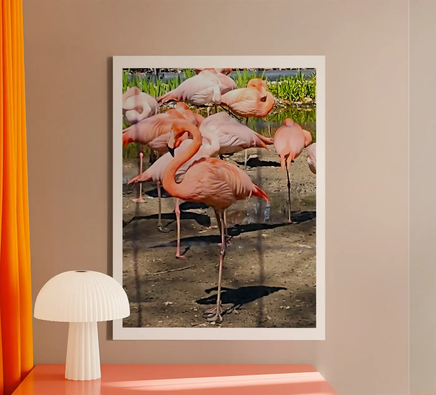 Flamingos tela da SunflowerDE