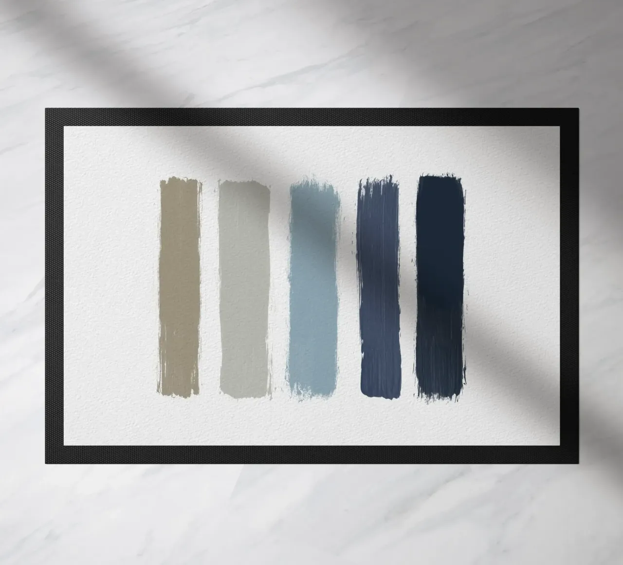 Strisce blu e grigio zerbino da Orara Studio