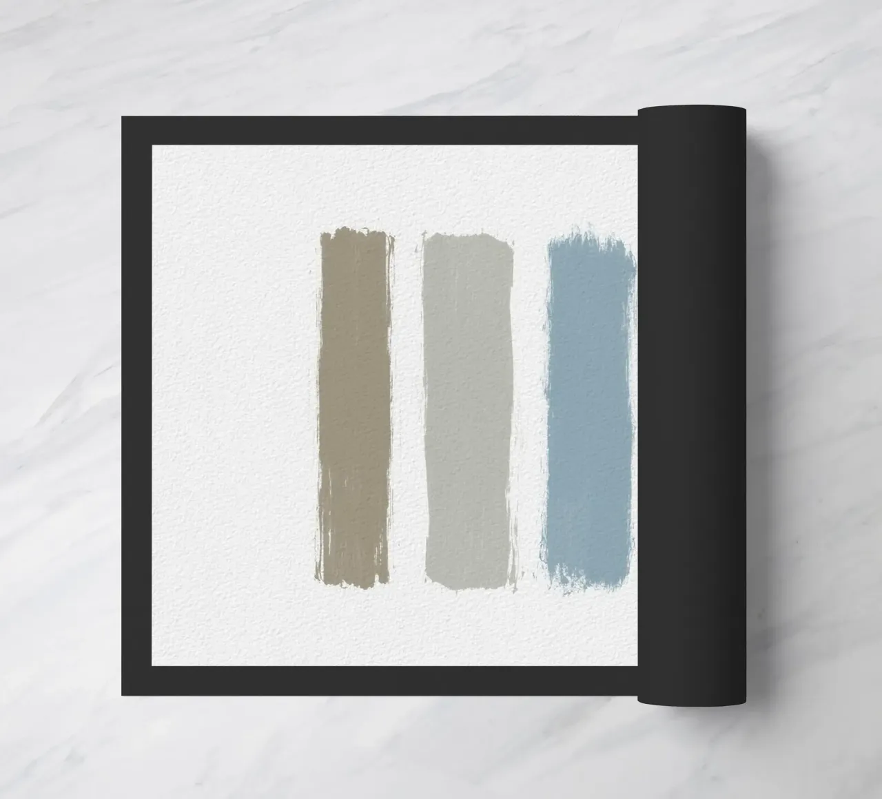 Strisce blu e grigio zerbino da Orara Studio