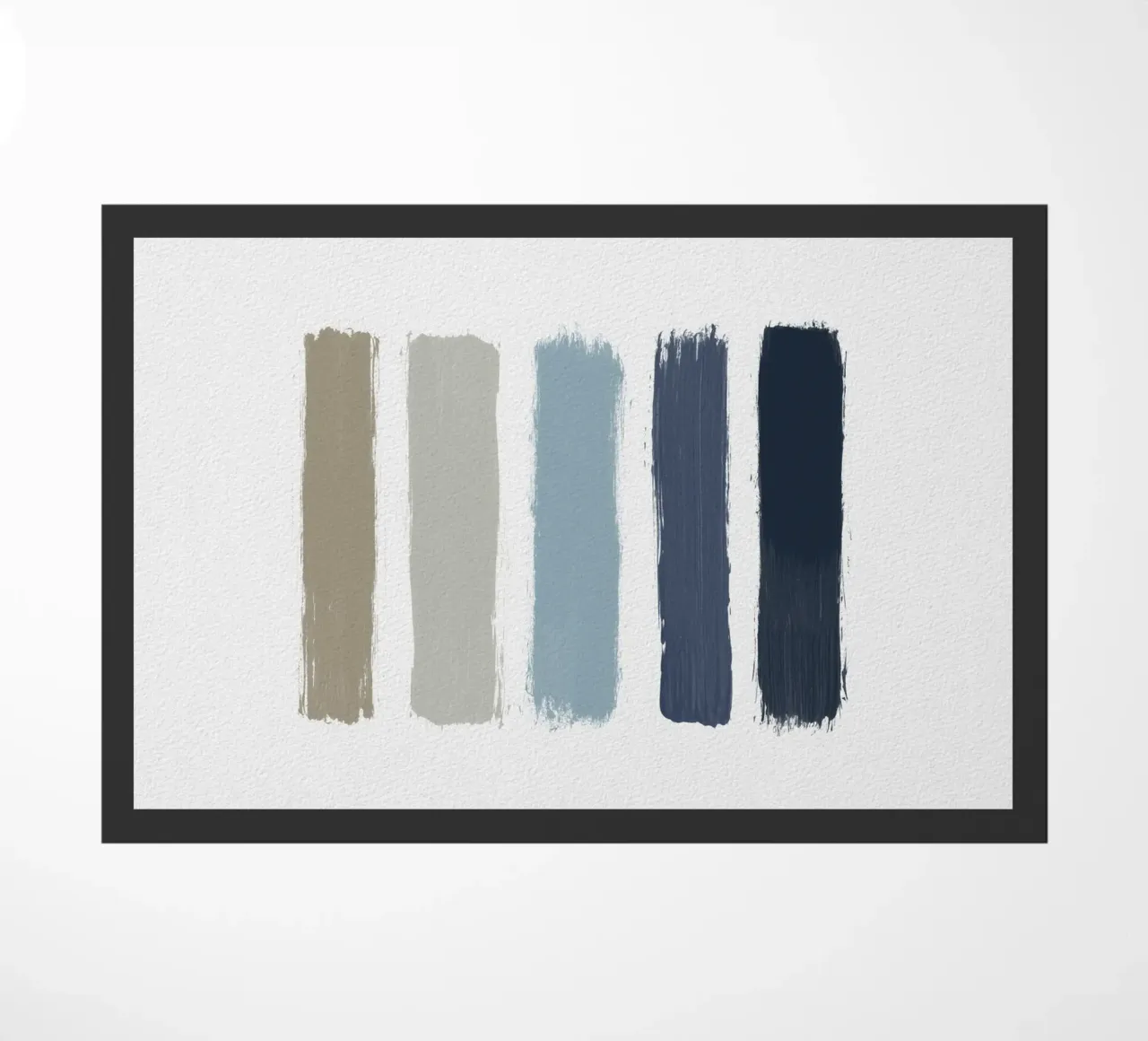 Strisce blu e grigio zerbino da Orara Studio