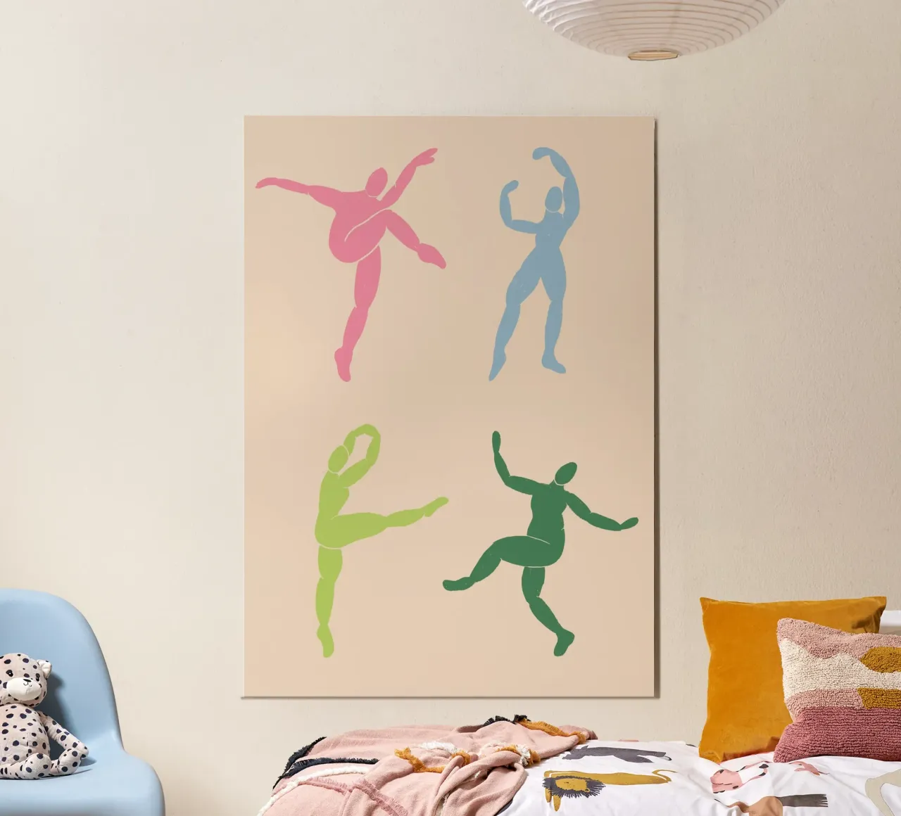 Dancing poster van Candid Chroma