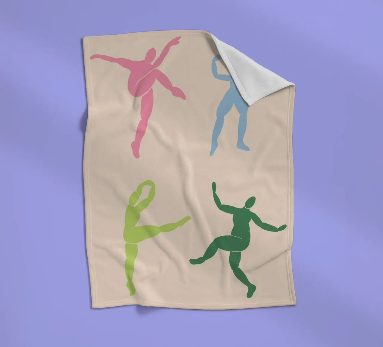 Dancing fleecedeken van Candid Chroma