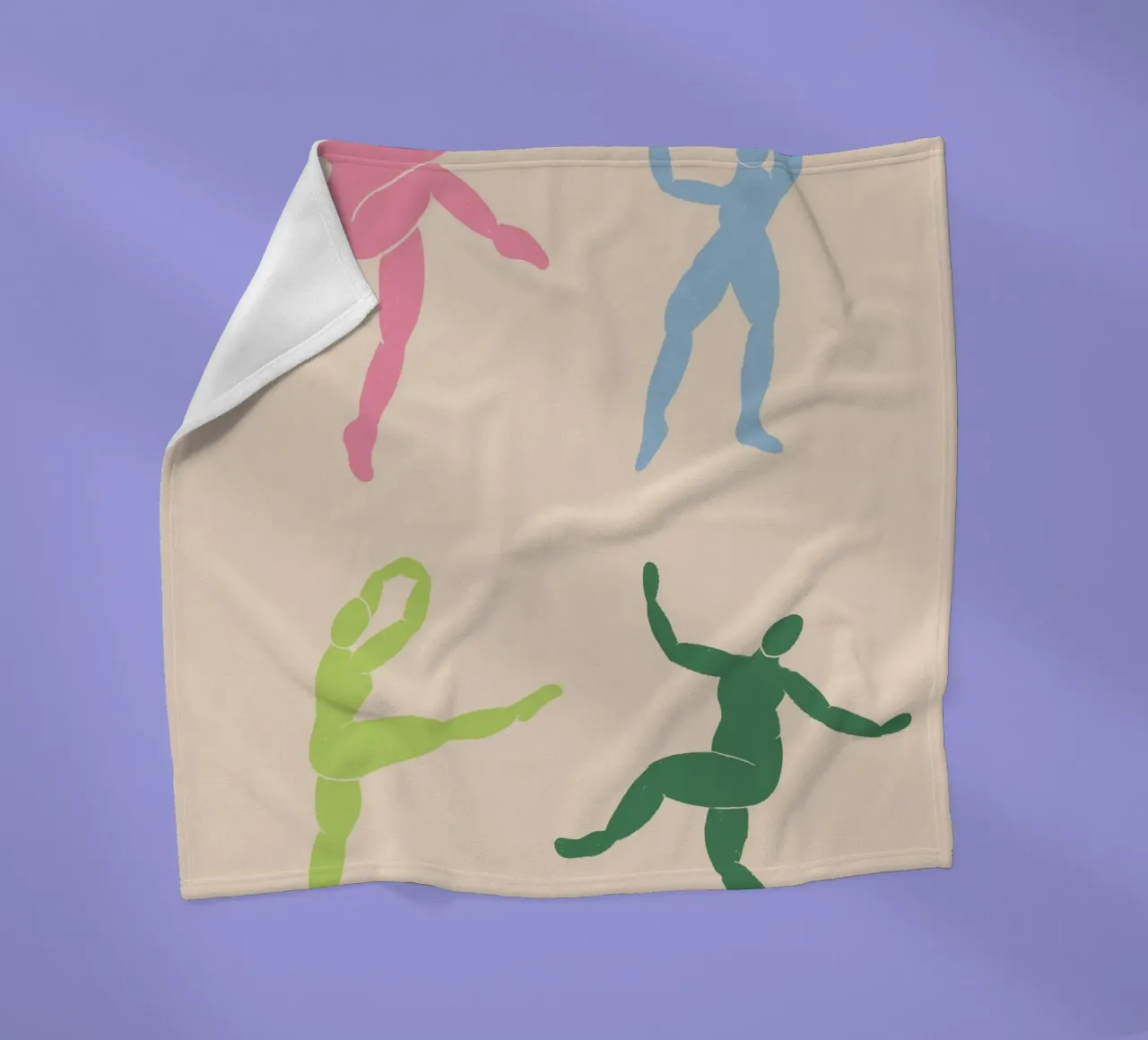 Dancing fleecedeken van Candid Chroma