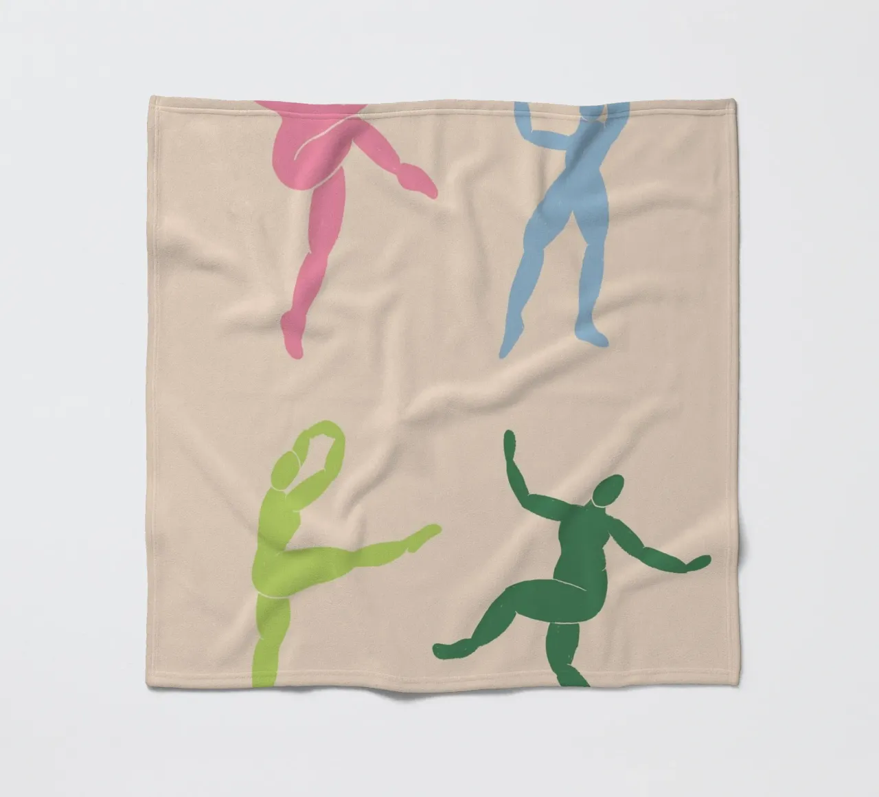 Dancing fleecedeken van Candid Chroma