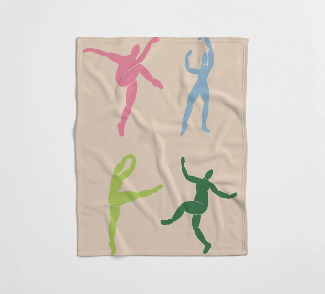 Dancing fleecedeken van Candid Chroma