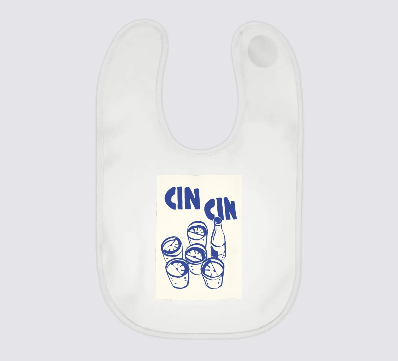 Cin Cin Babylätzchen von Candid Chroma