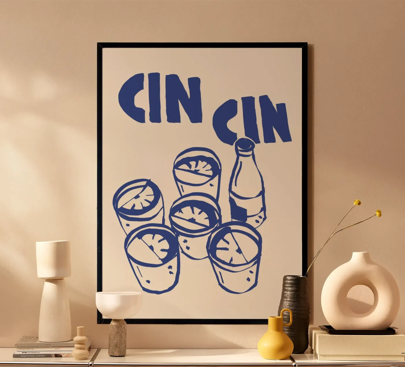Cin Cin poster by Candid Chroma