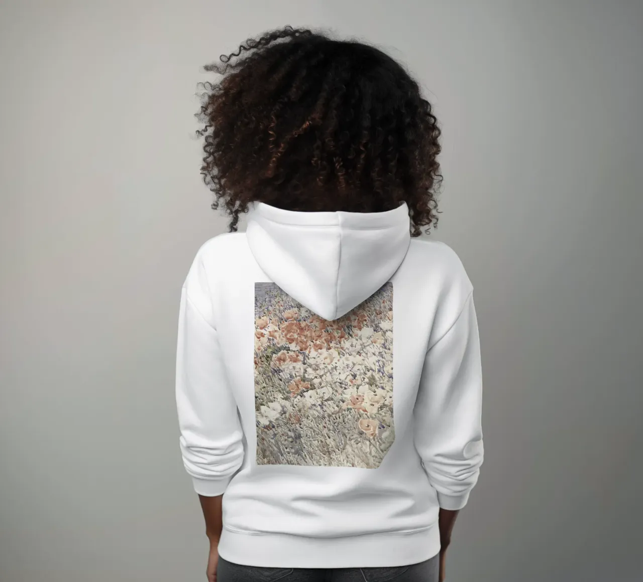 Acquerello botanico d'epoca sul campo di fiori felpa con cappuccio da Vintage Posters