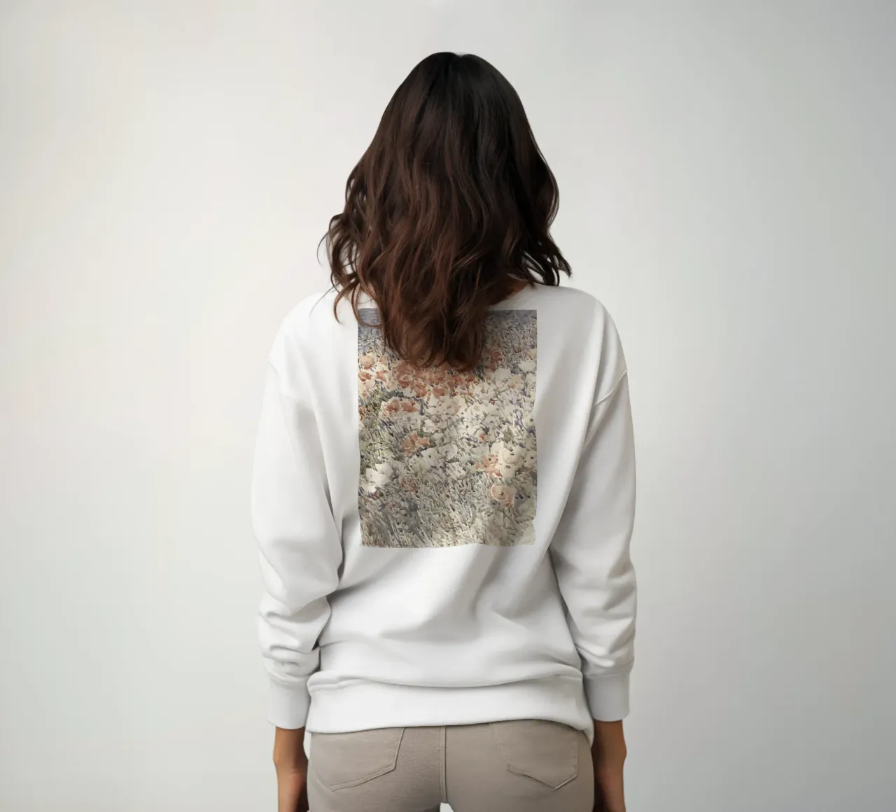 Acquerello botanico d'epoca sul campo di fiori felpa da Vintage Posters