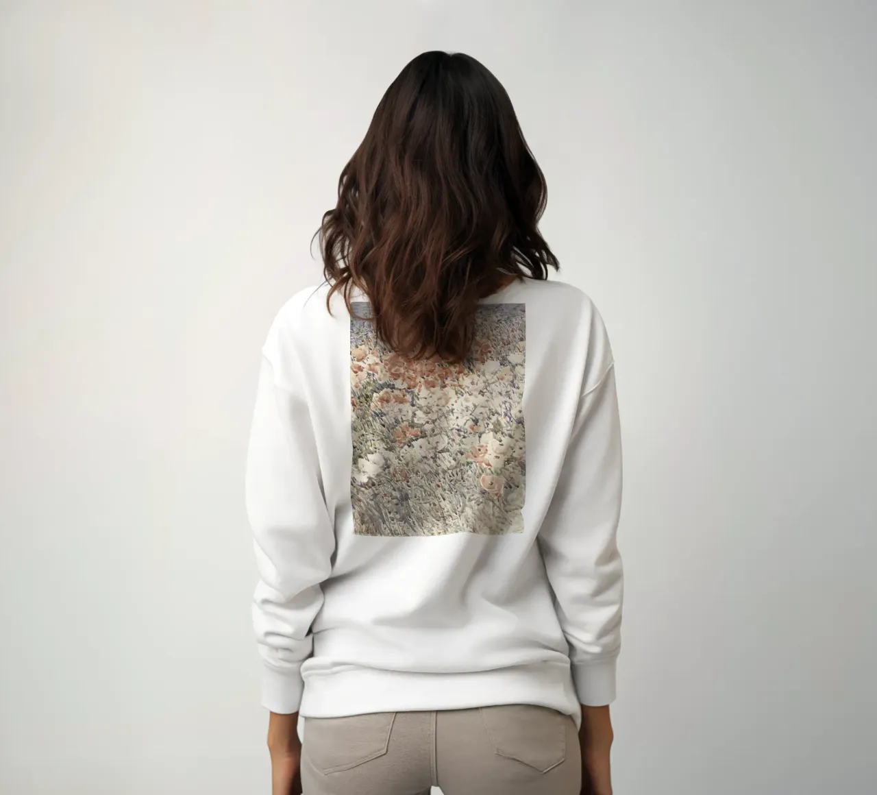 Acquerello botanico d'epoca sul campo di fiori felpa da Vintage Posters