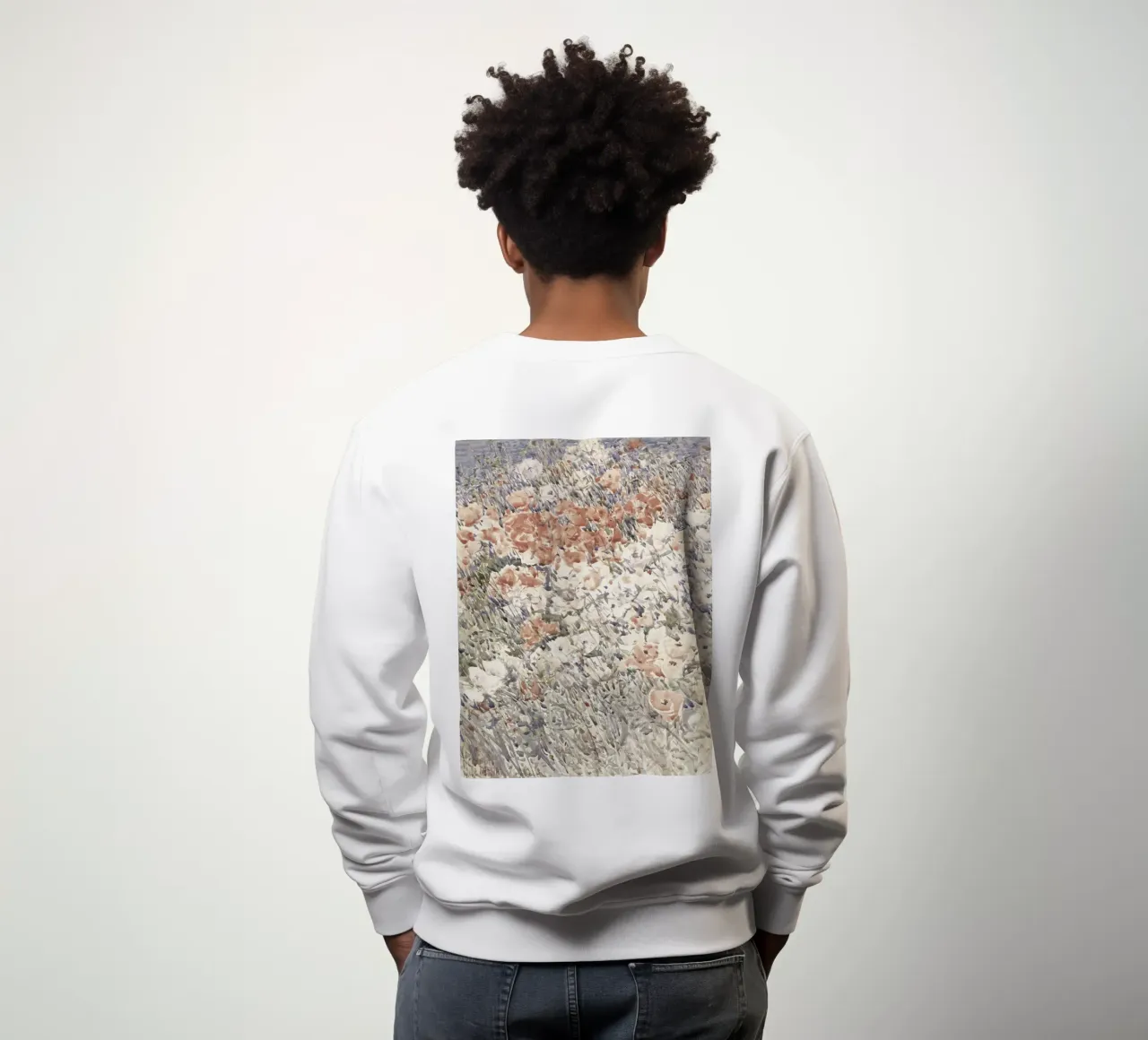 Acquerello botanico d'epoca sul campo di fiori felpa da Vintage Posters