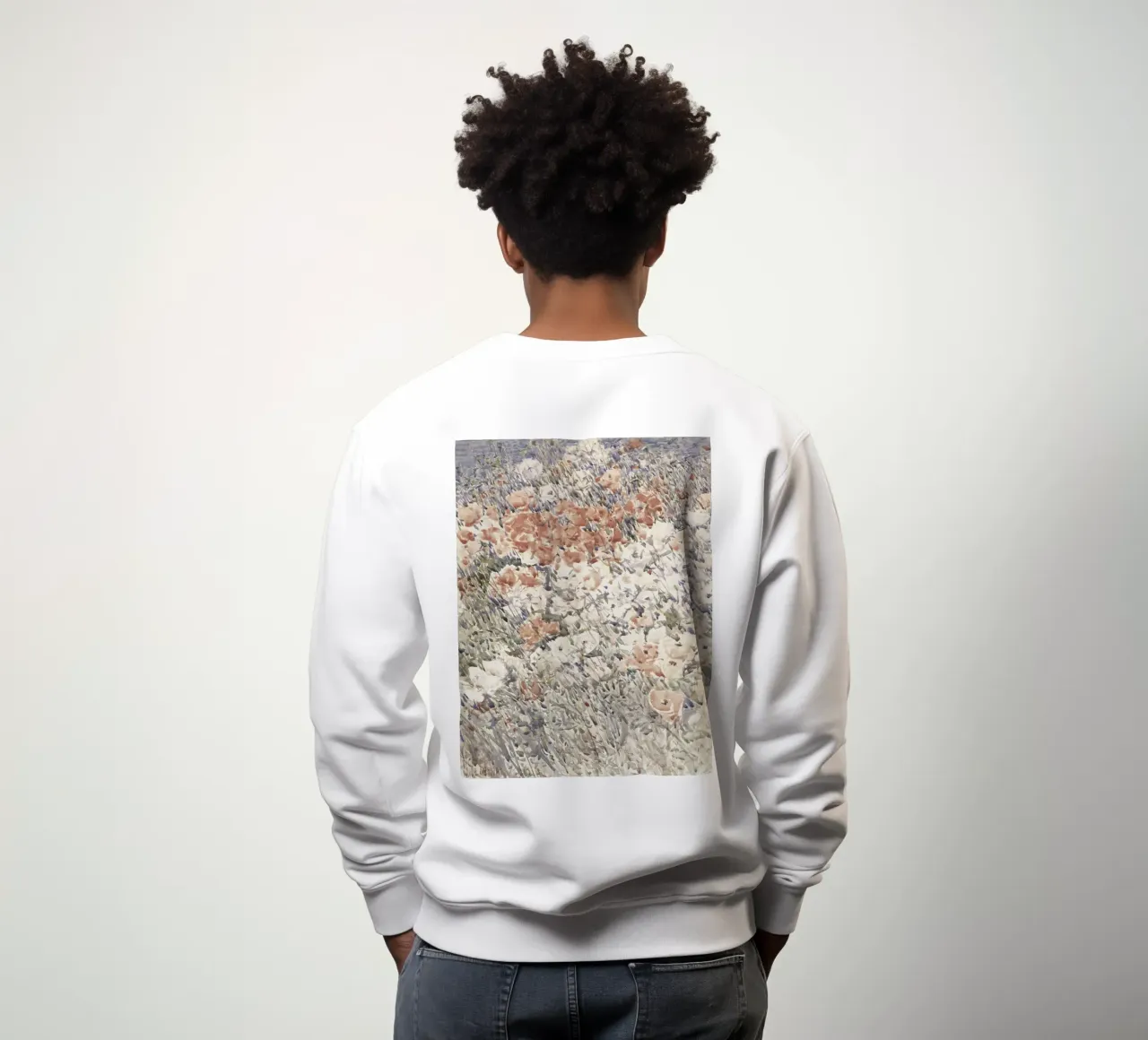 Acquerello botanico d'epoca sul campo di fiori felpa da Vintage Posters