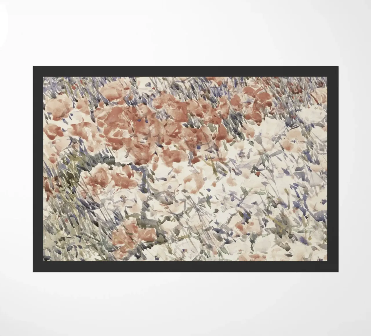 Acquerello botanico d'epoca sul campo di fiori zerbino da Vintage Posters