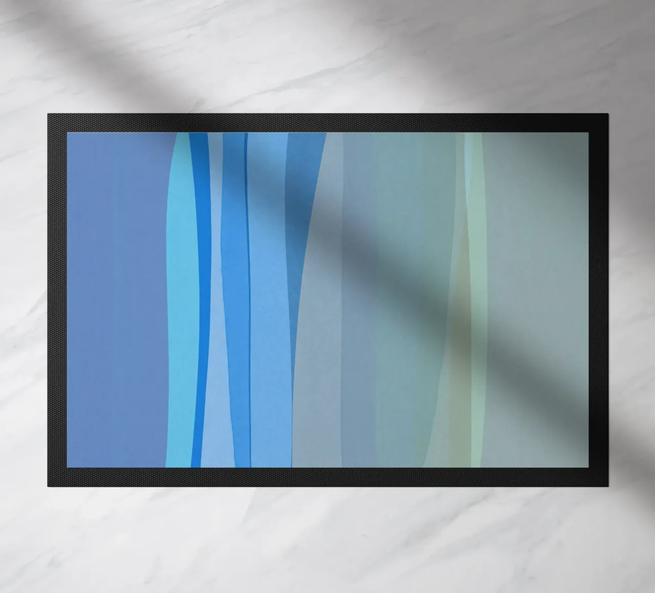 Blu astratto I zerbino da Orara Studio