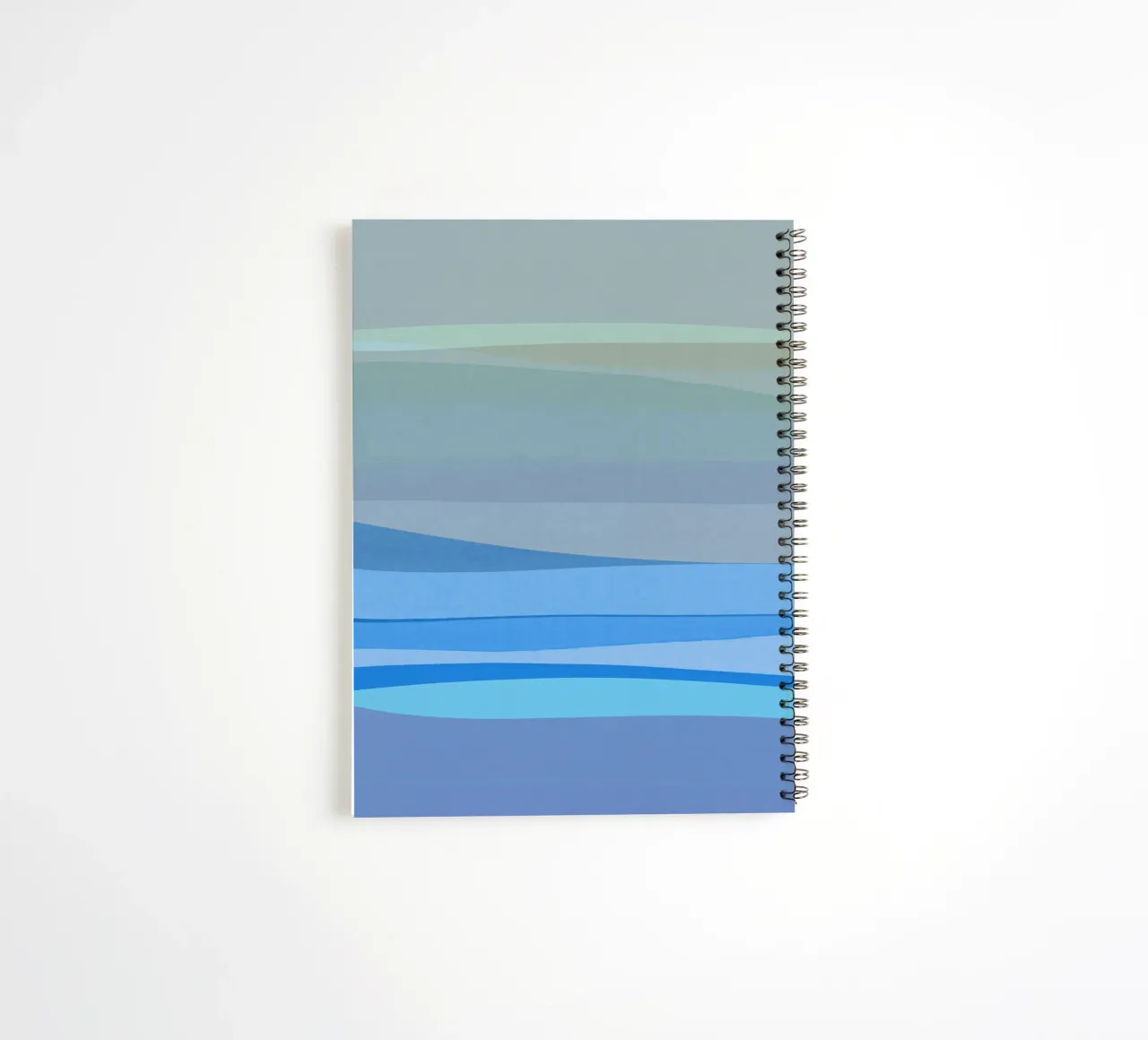 Blue Abstract I spiral notebook by Orara Studio