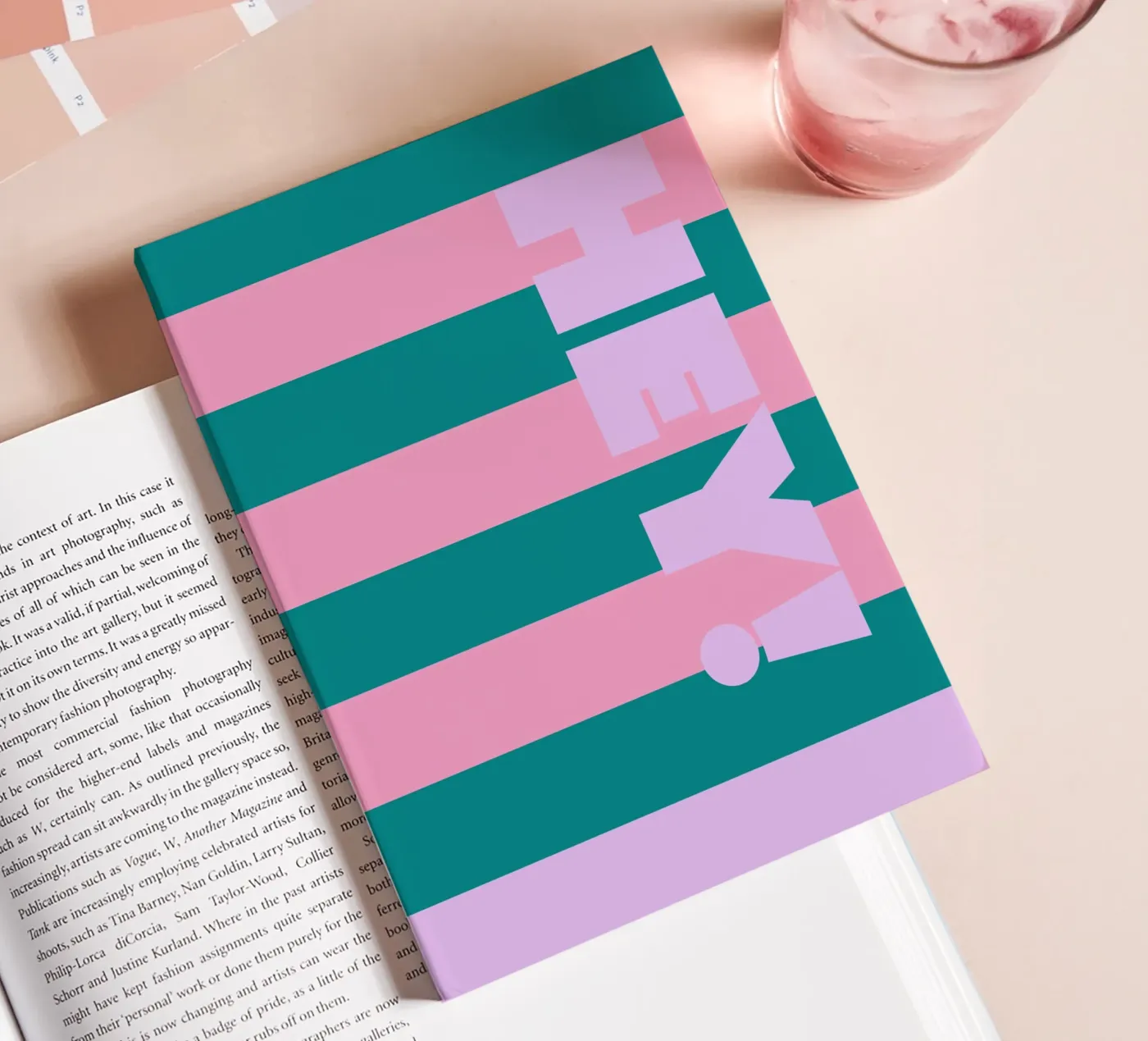 Hey! Notebook Notizbuch von Sunday Design Studio