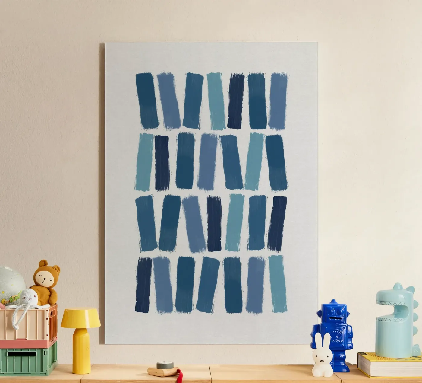 Pennellate blu plexiglass da Orara Studio