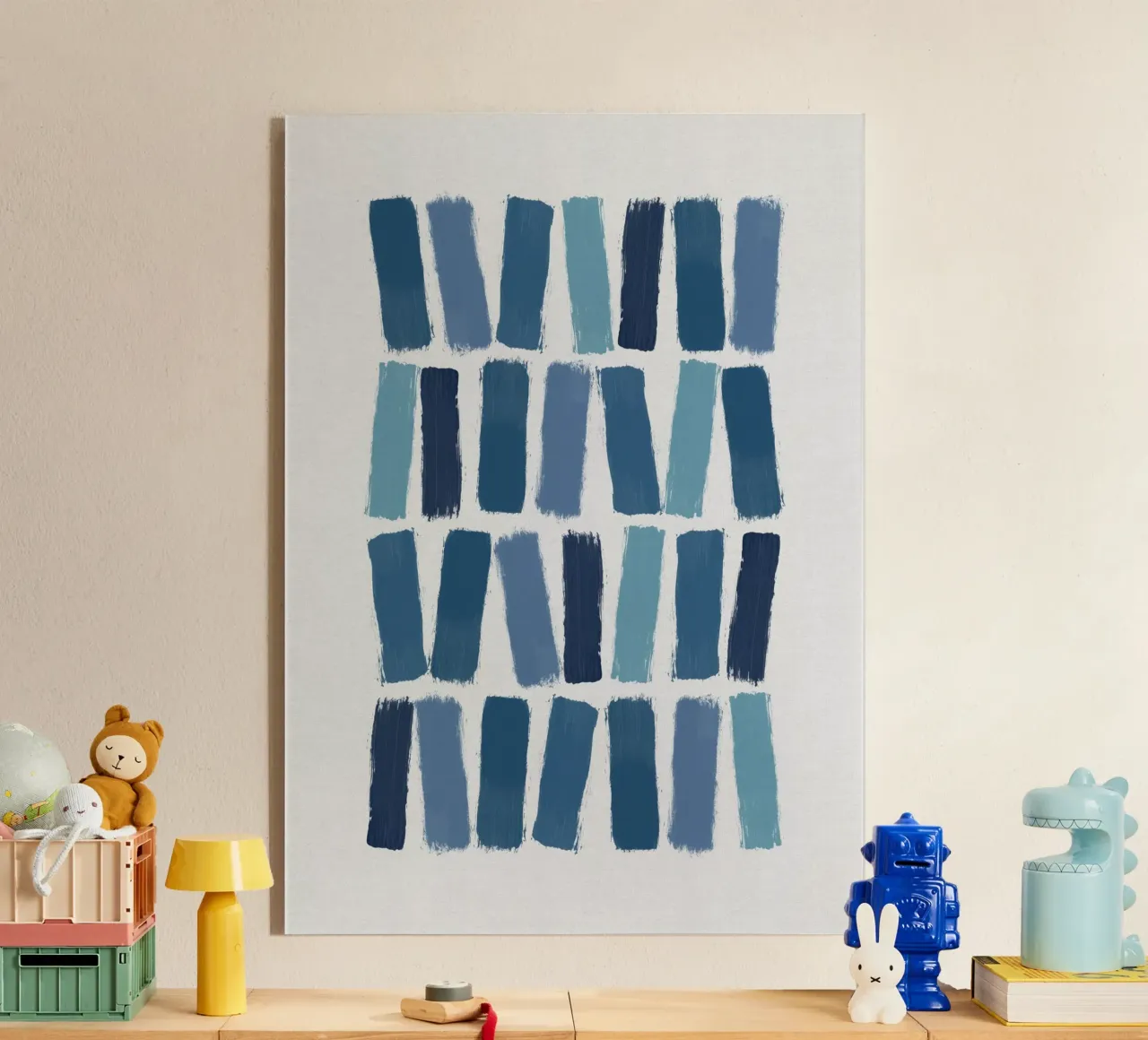 Pennellate blu plexiglass da Orara Studio