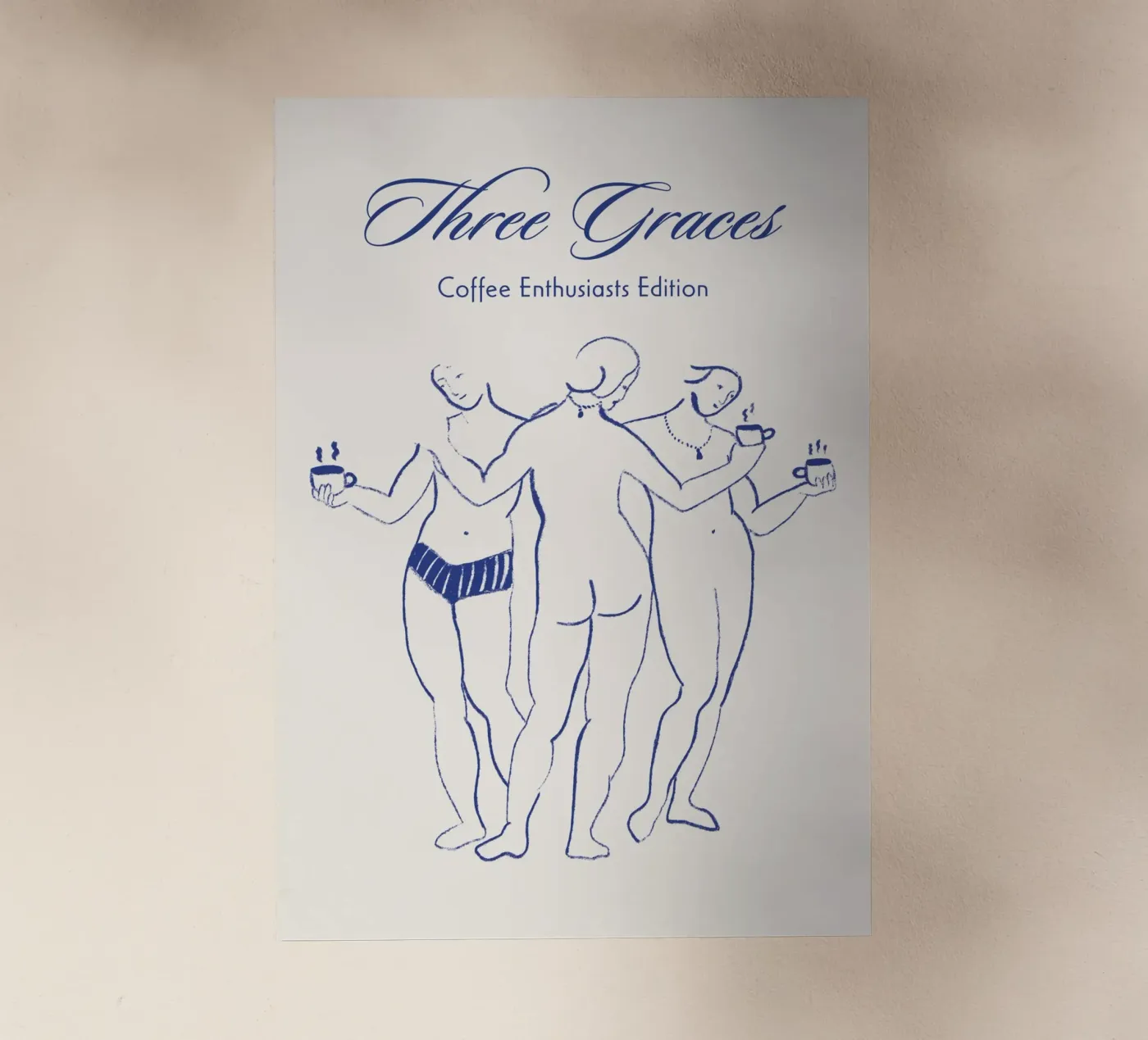 Three Graces backlit folie van Candid Chroma