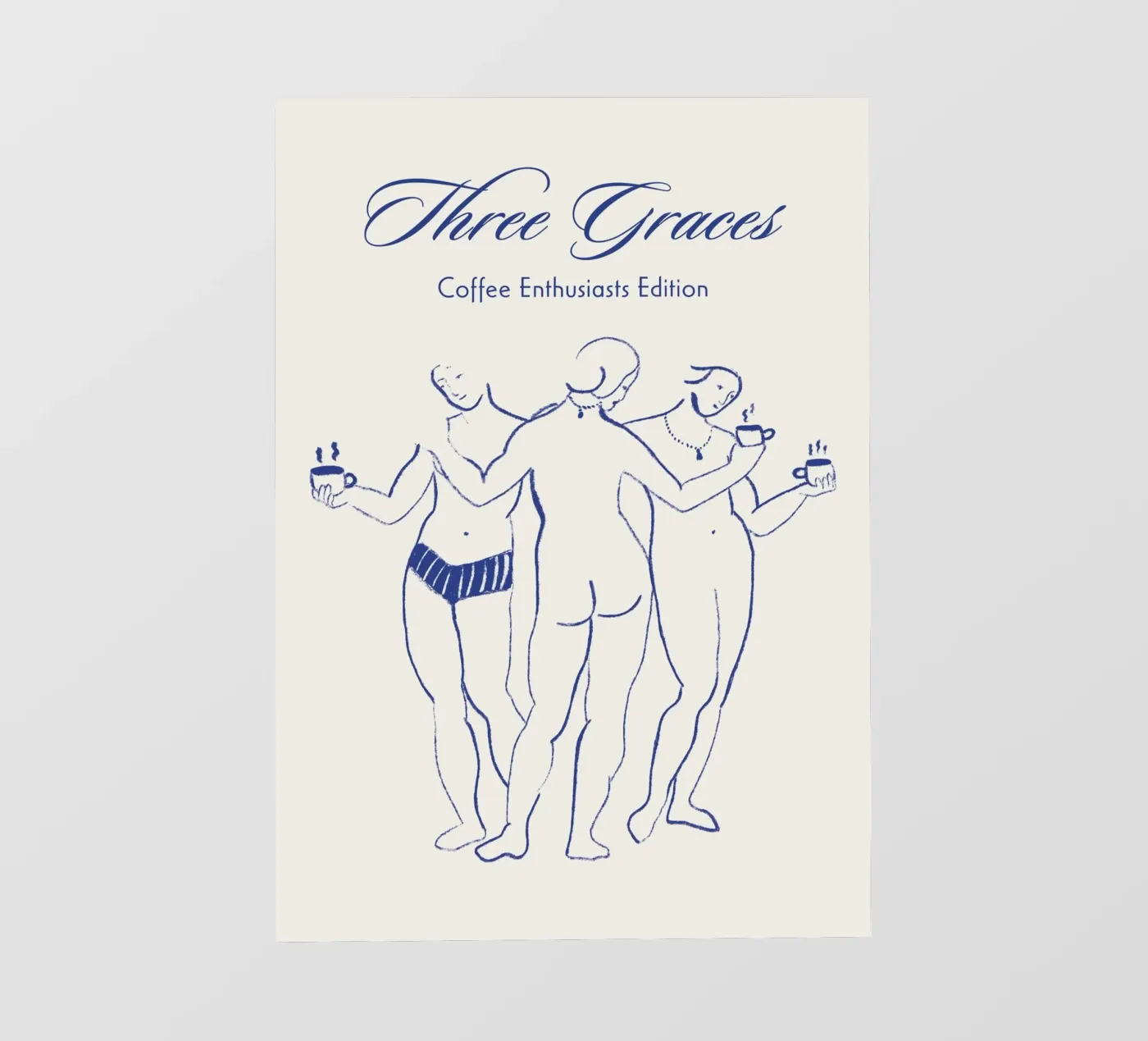 Three Graces backlit folie van Candid Chroma