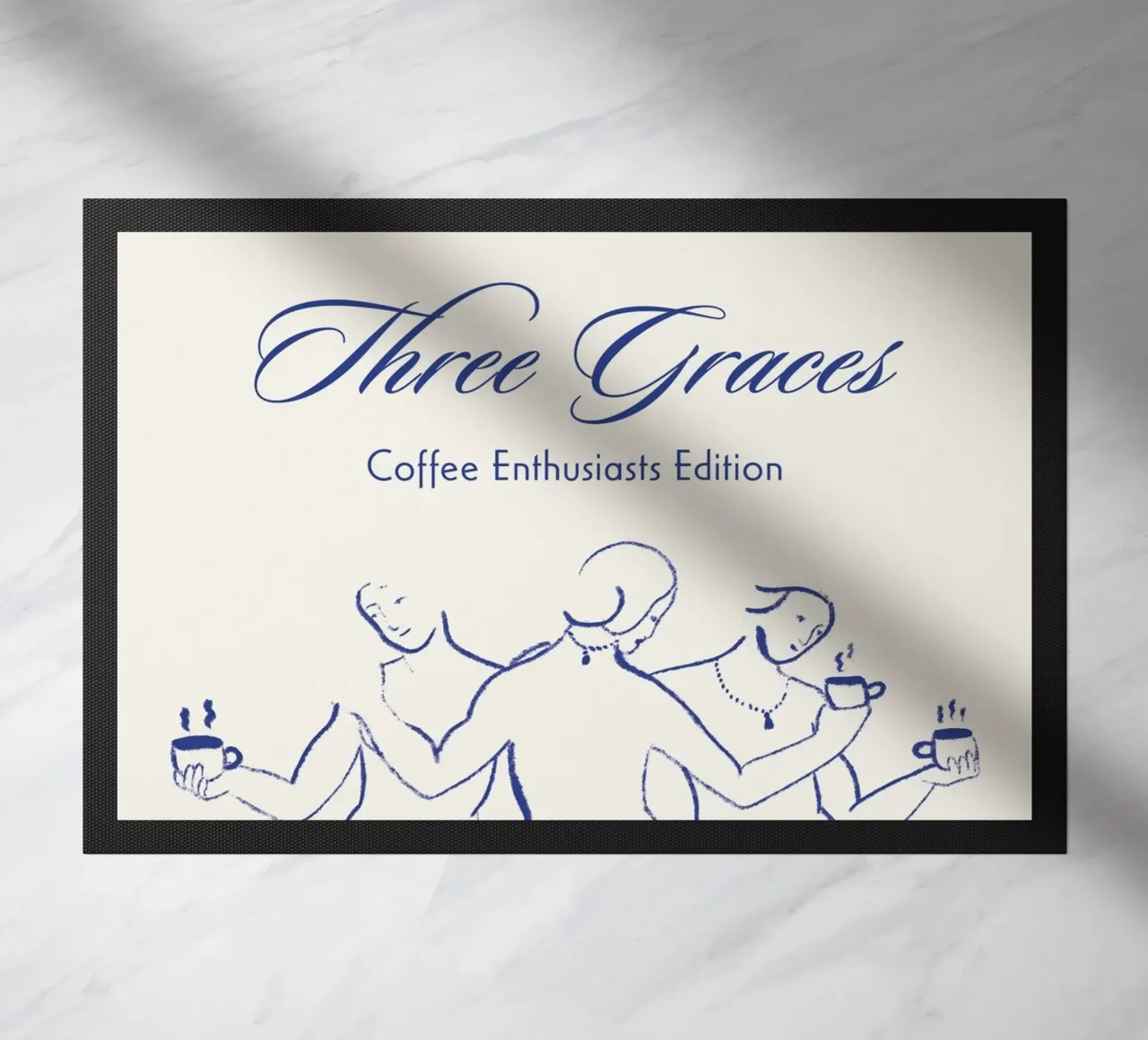 Three Graces doormat by Candid Chroma