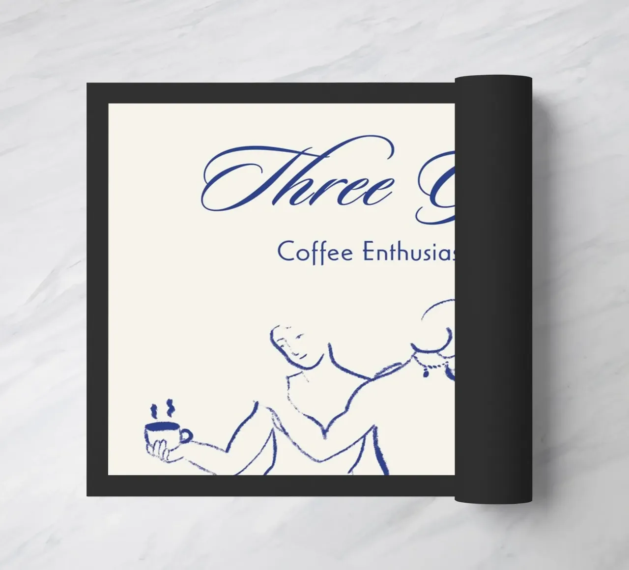 Three Graces doormat by Candid Chroma