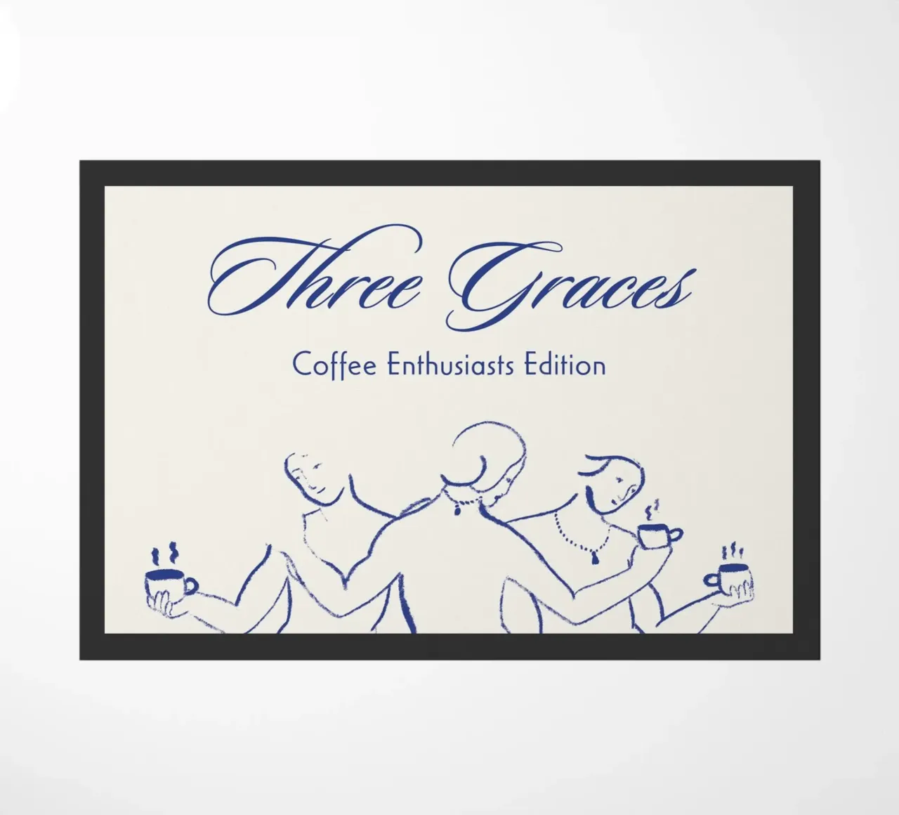 Three Graces doormat by Candid Chroma