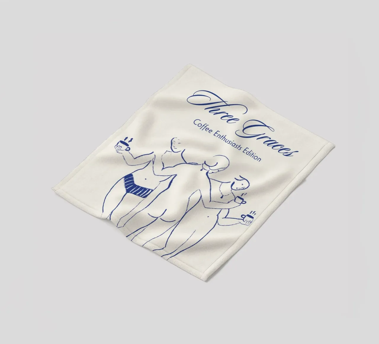 Three Graces Fleecedecke von Candid Chroma