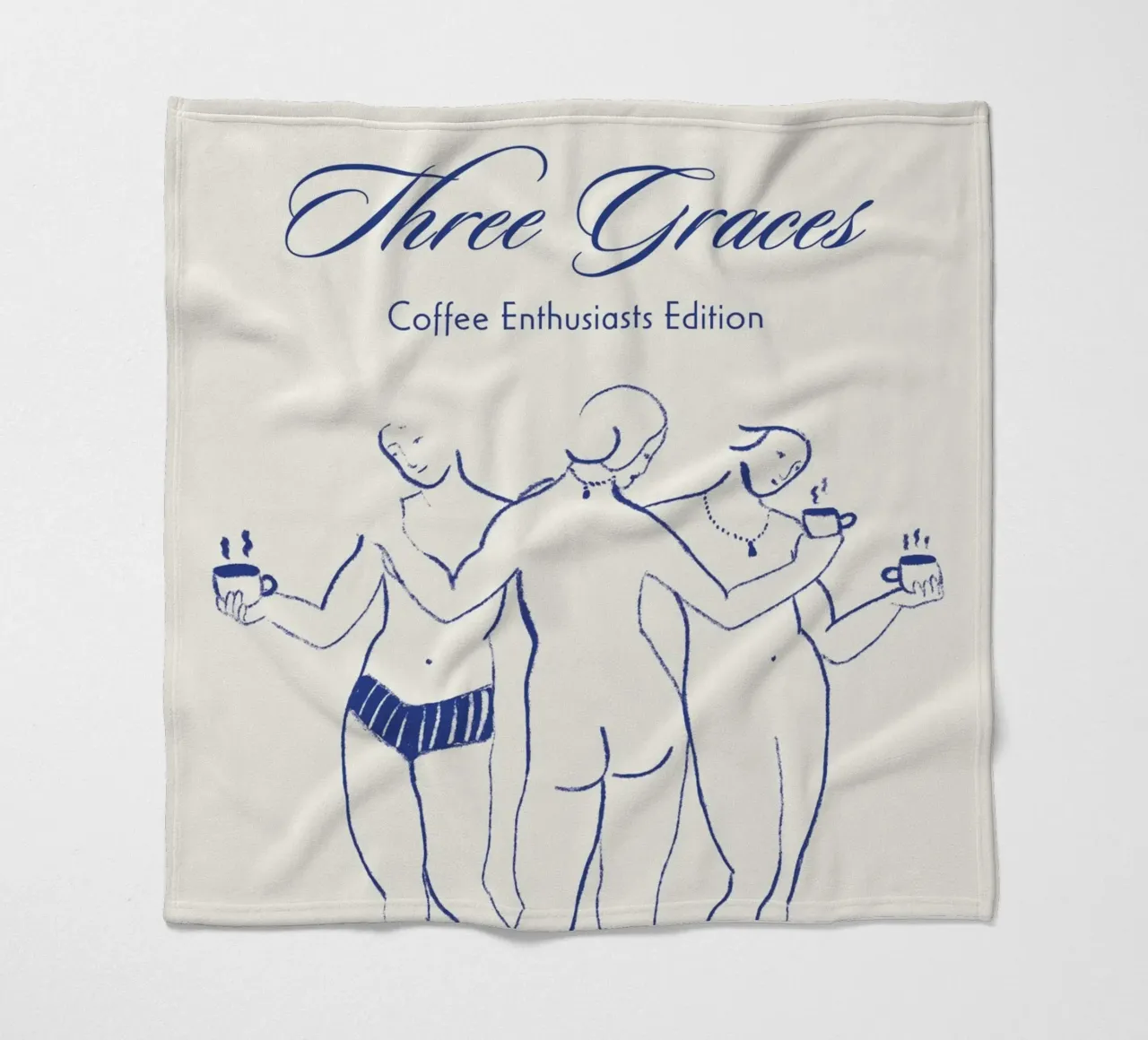 Three Graces Fleecedecke von Candid Chroma