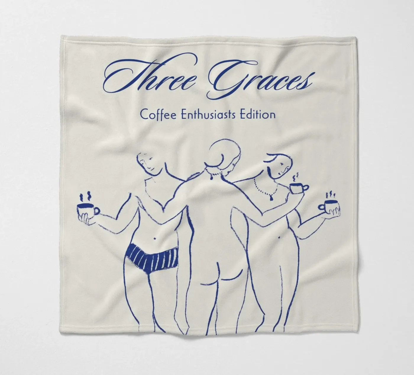 Three Graces plaid polaire de Candid Chroma