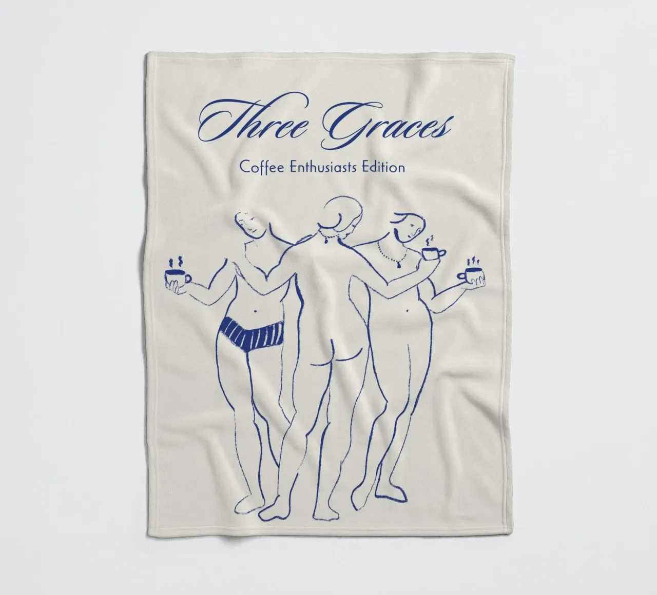 Three Graces Fleecedecke von Candid Chroma