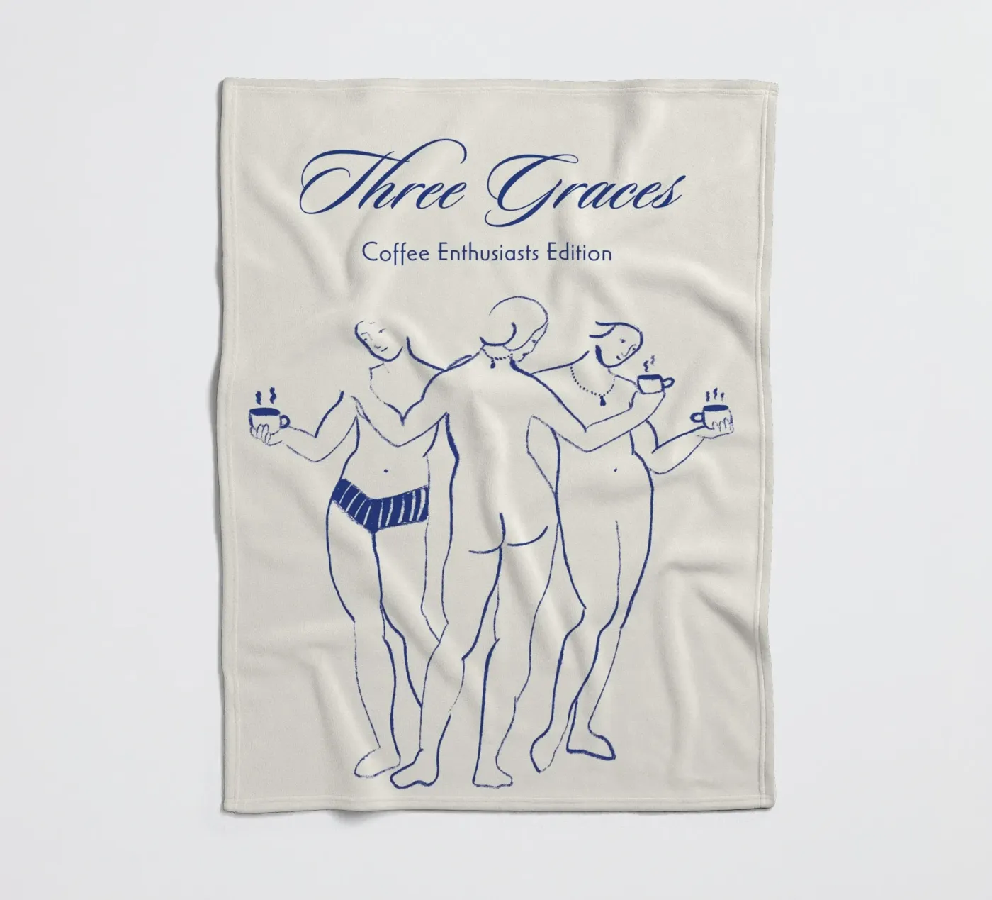 Three Graces plaid polaire de Candid Chroma