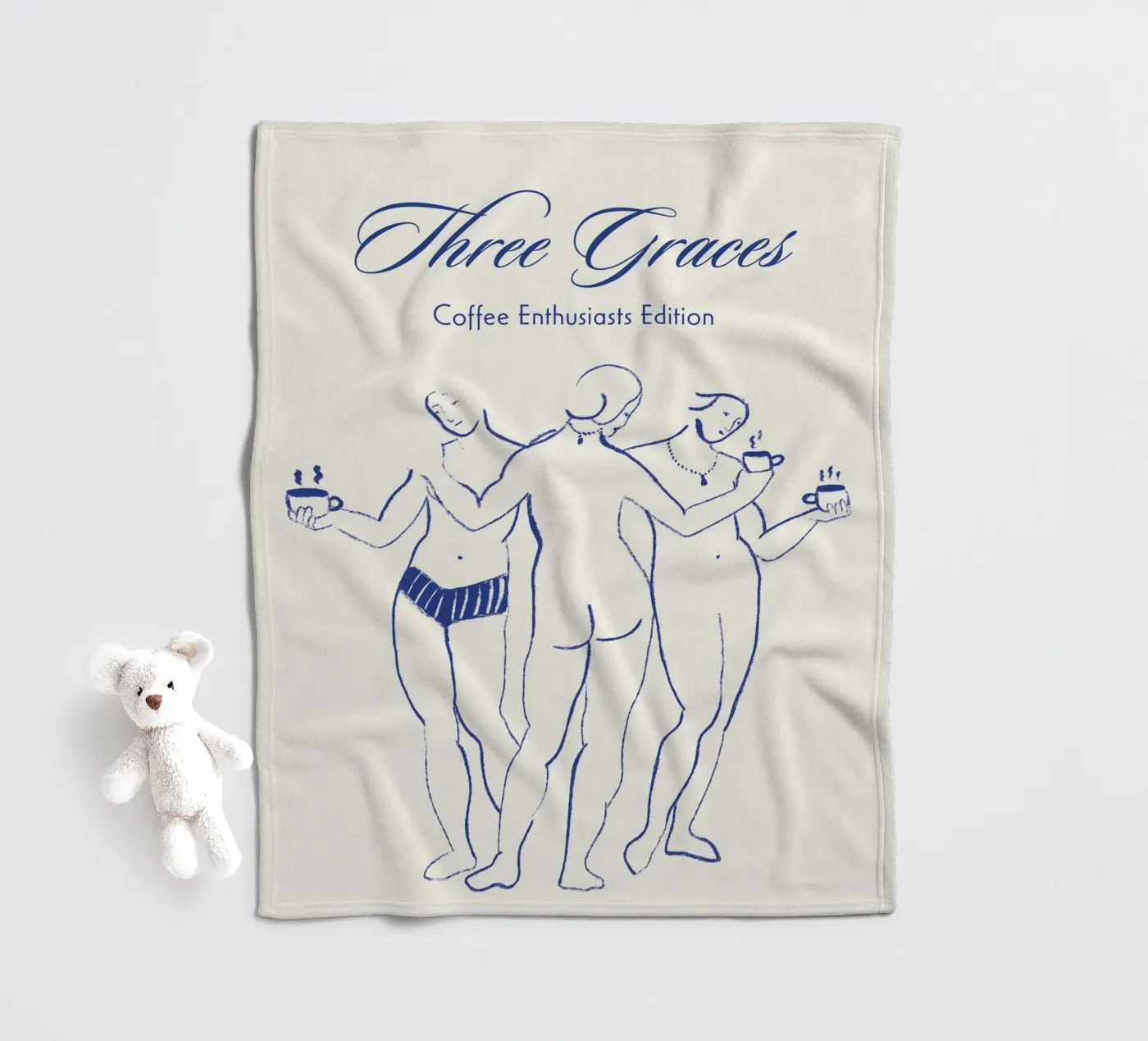 Three Graces plaid polaire de Candid Chroma