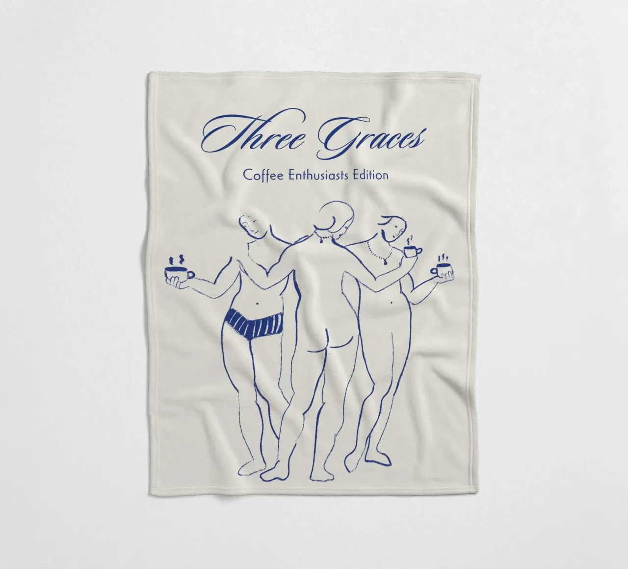 Three Graces Fleecedecke von Candid Chroma